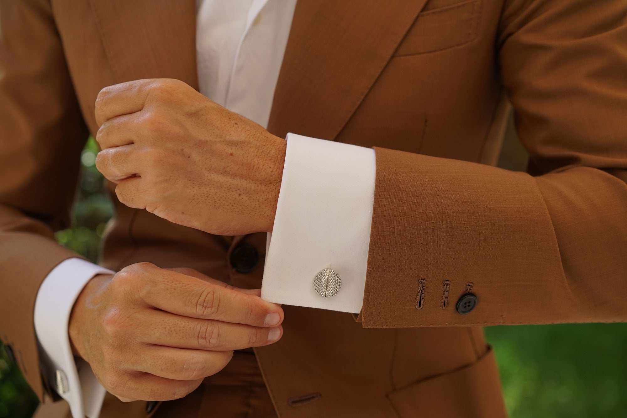 Silver Fassbender Cufflinks