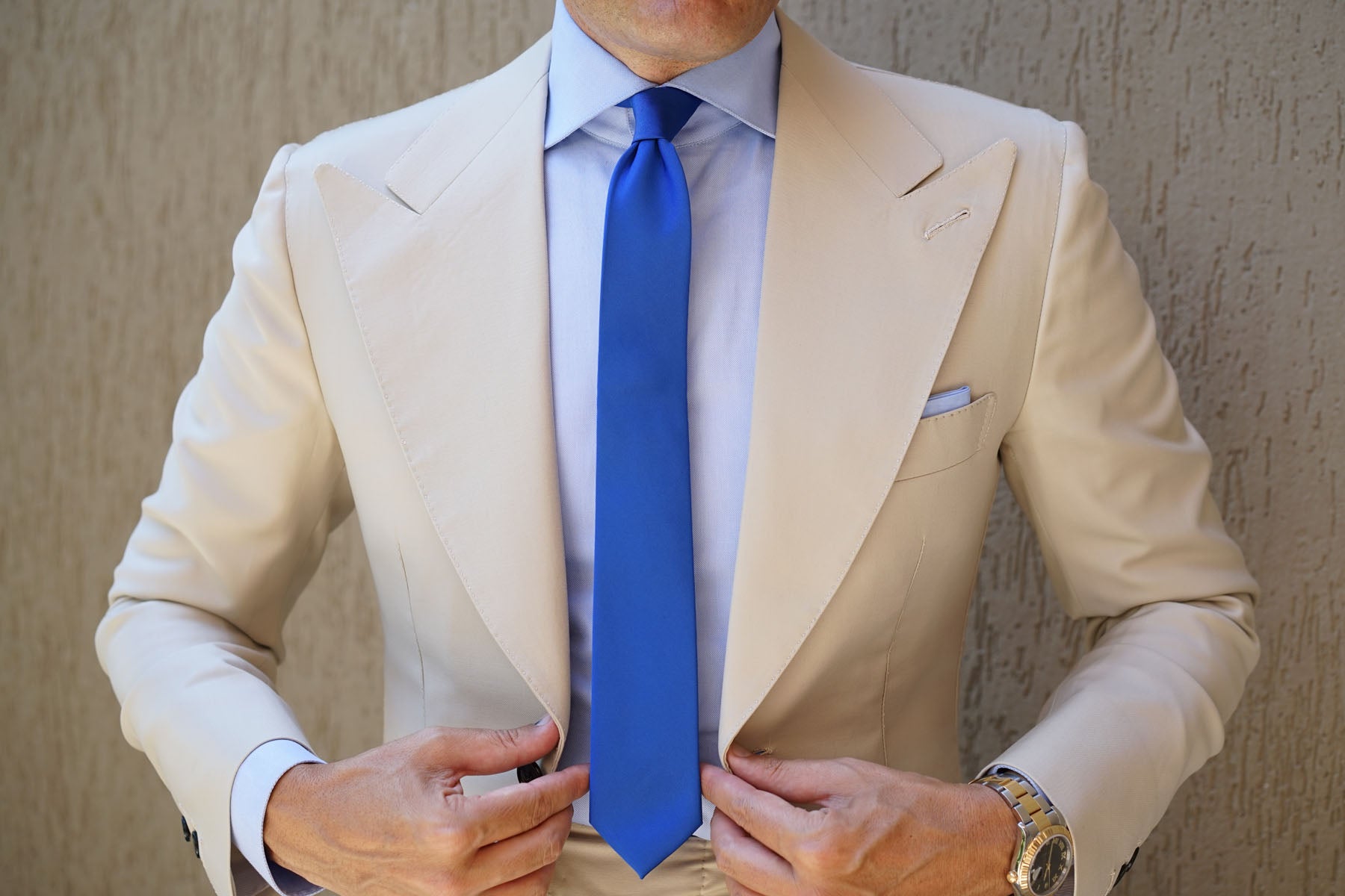 Sapphire Blue Skinny Tie