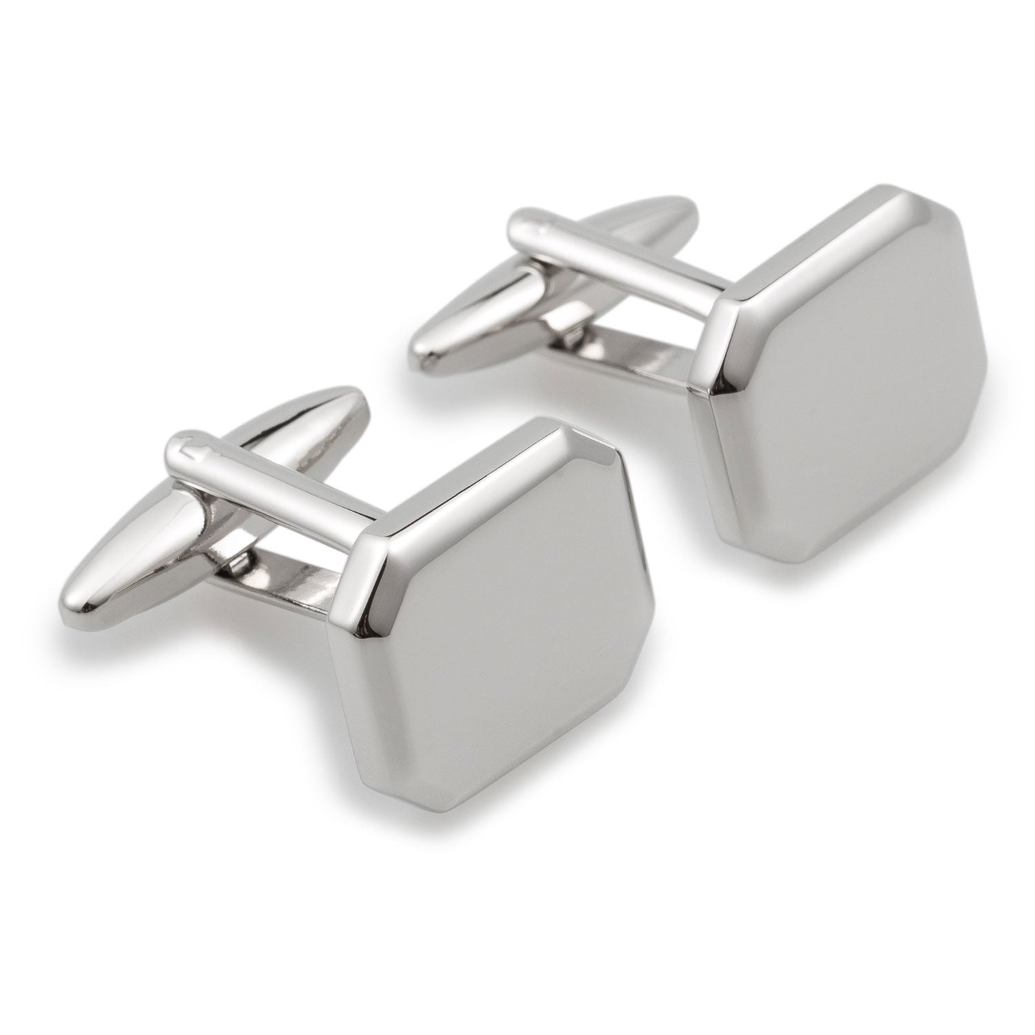 Octavia Silver Cufflinks