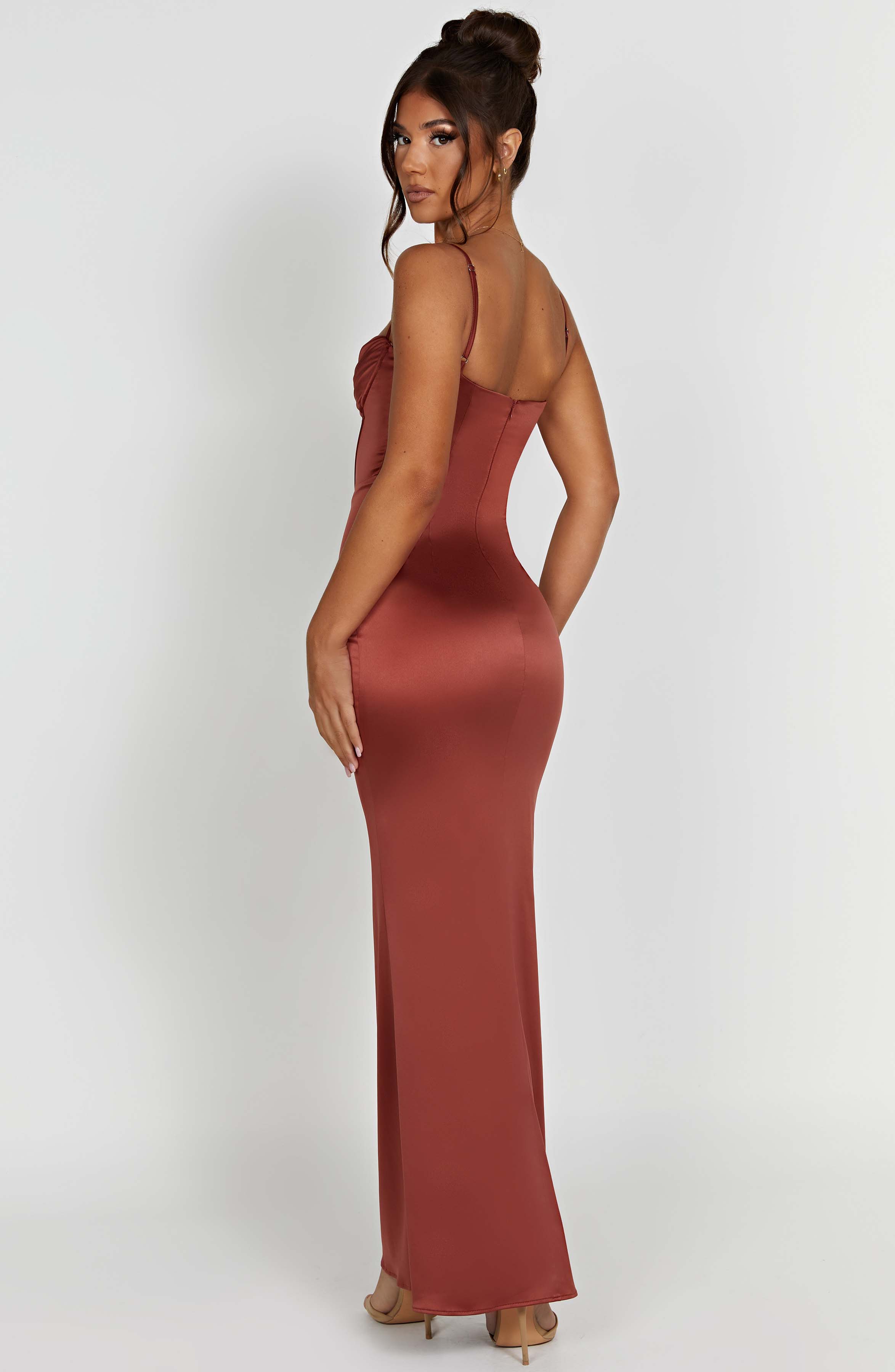 Onika Maxi Dress - Rust