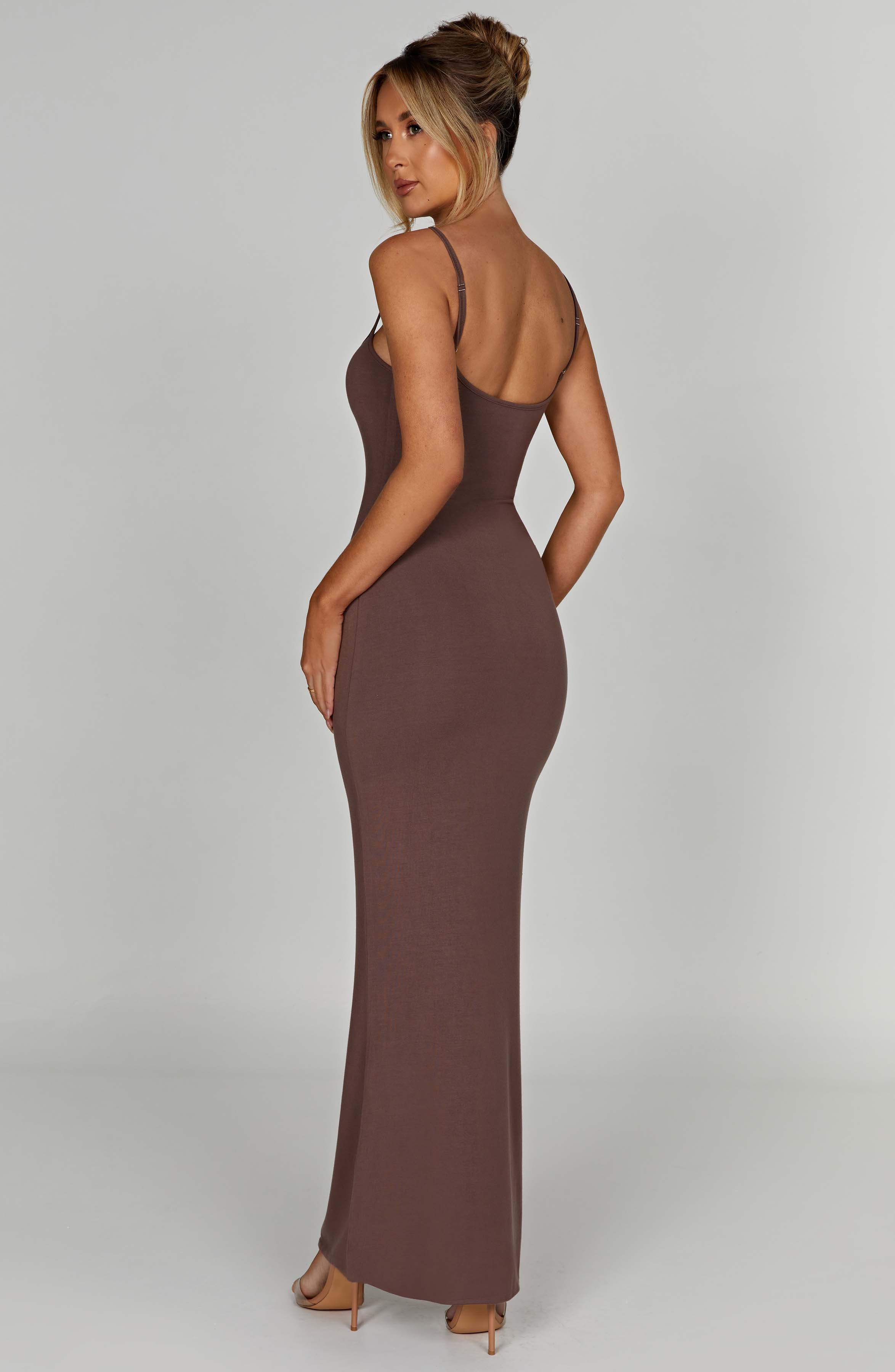 Saskia Maxi Dress - Chocolate