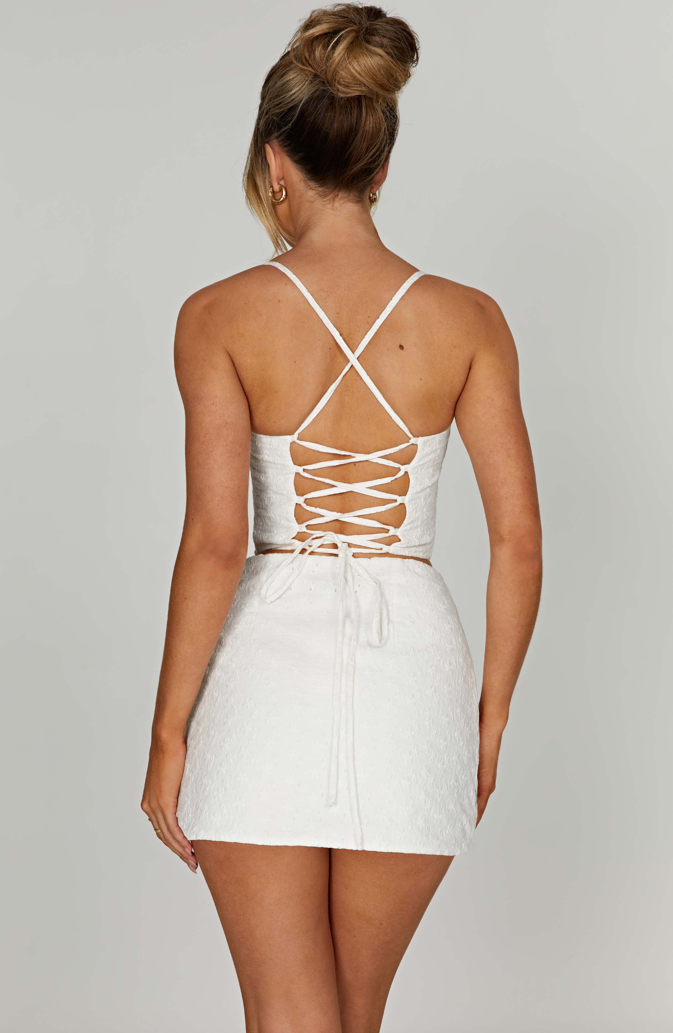 Erika Mini Skirt - Ivory