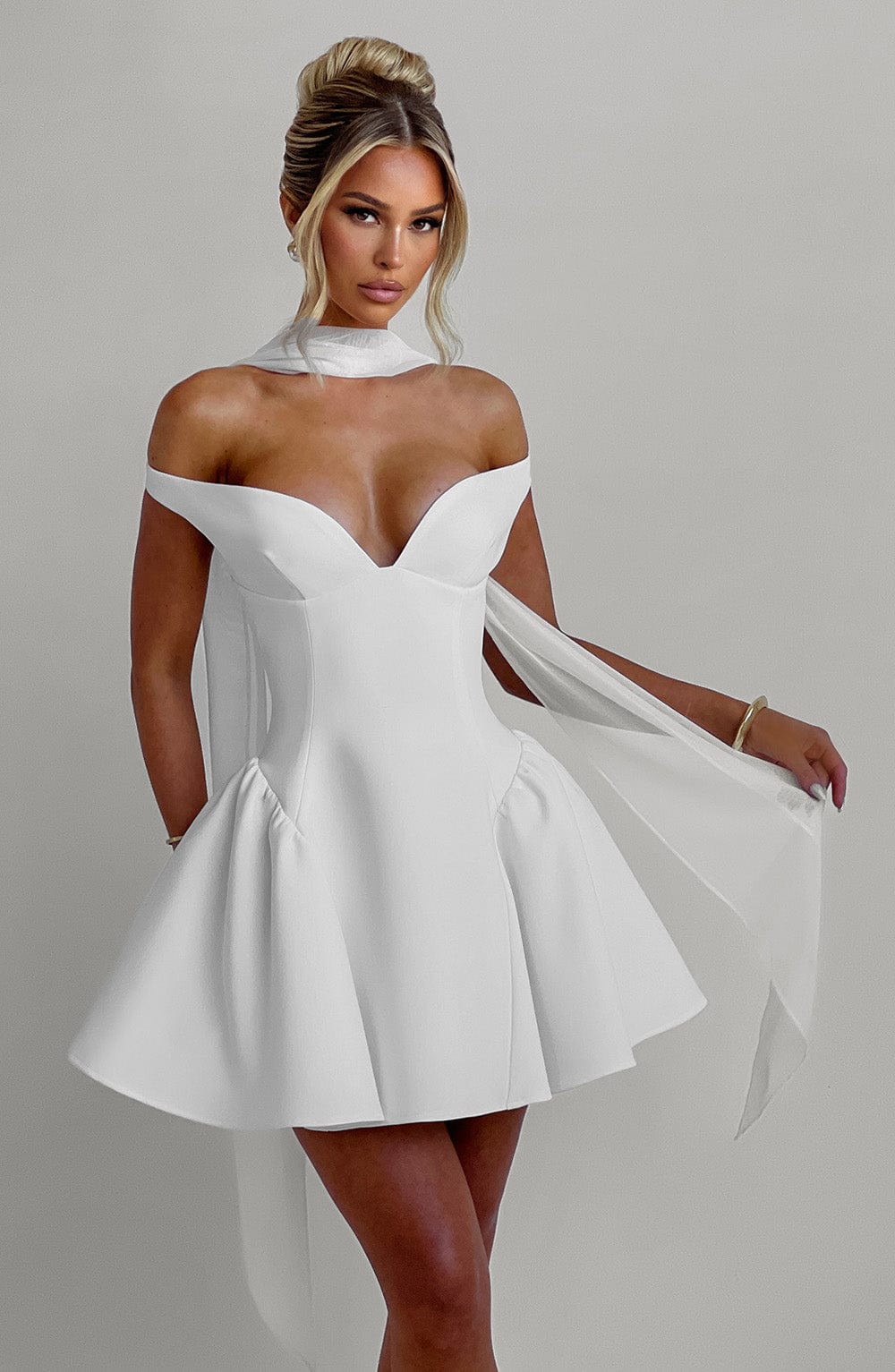 Marla Mini Dress - Ivory