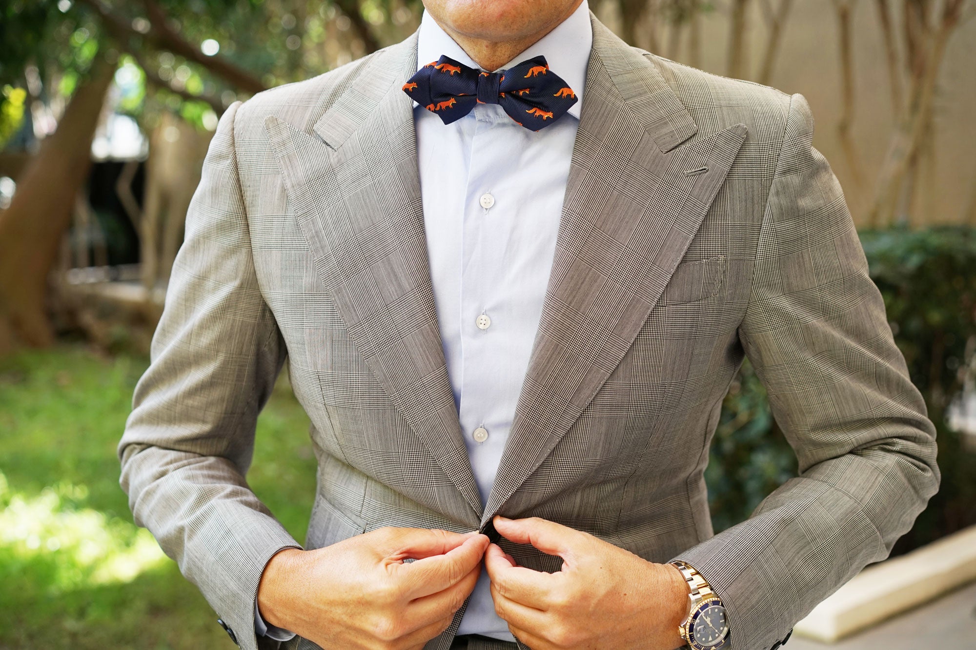 Mr Fox Diamond Bow Tie