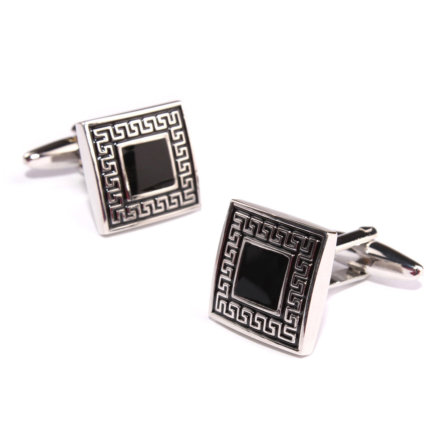 Black Maze Cufflinks