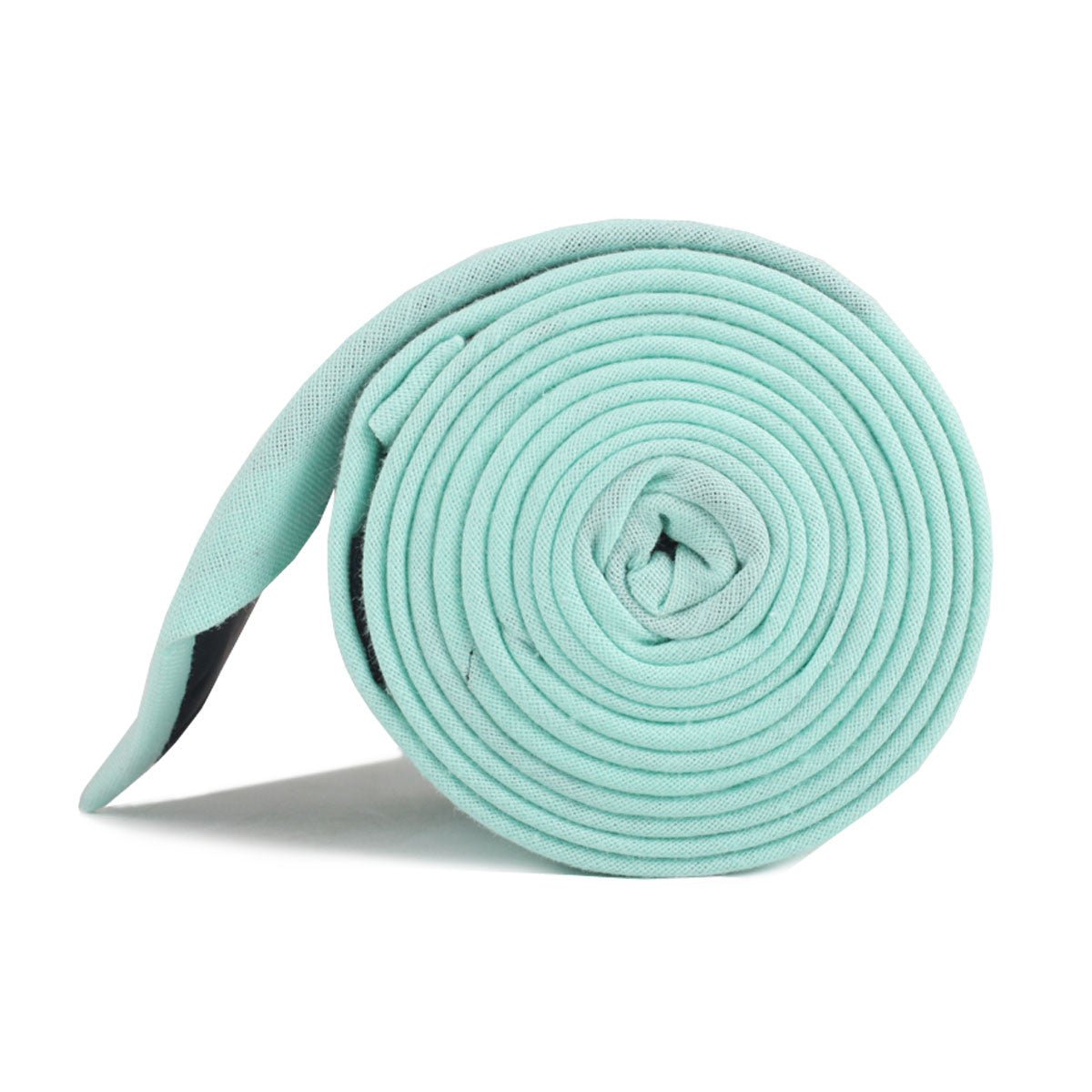 Mint Green Linen Skinny Tie