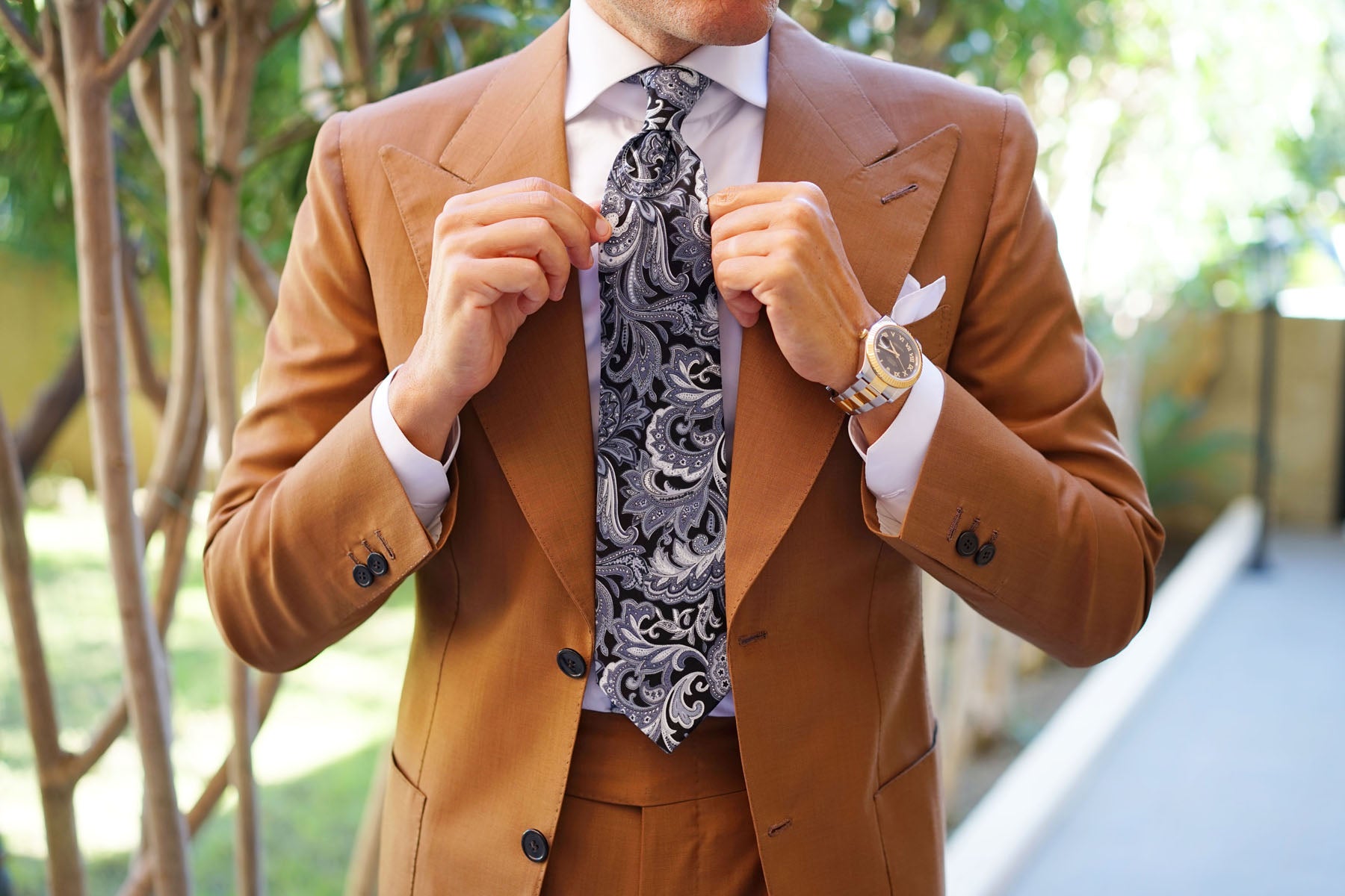 Lampedusa Paisley Tie