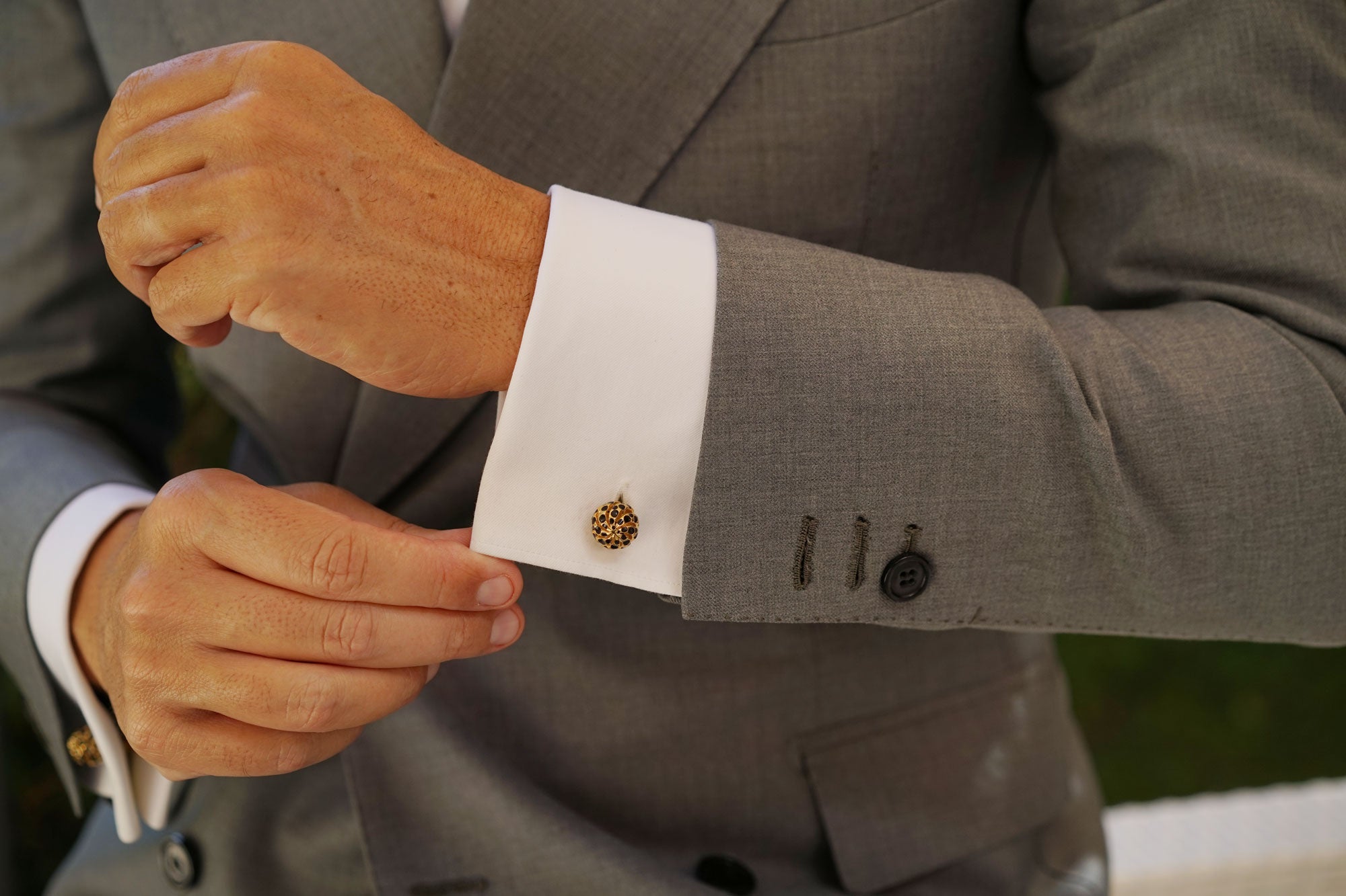 Alexander The Great Gold Cufflinks