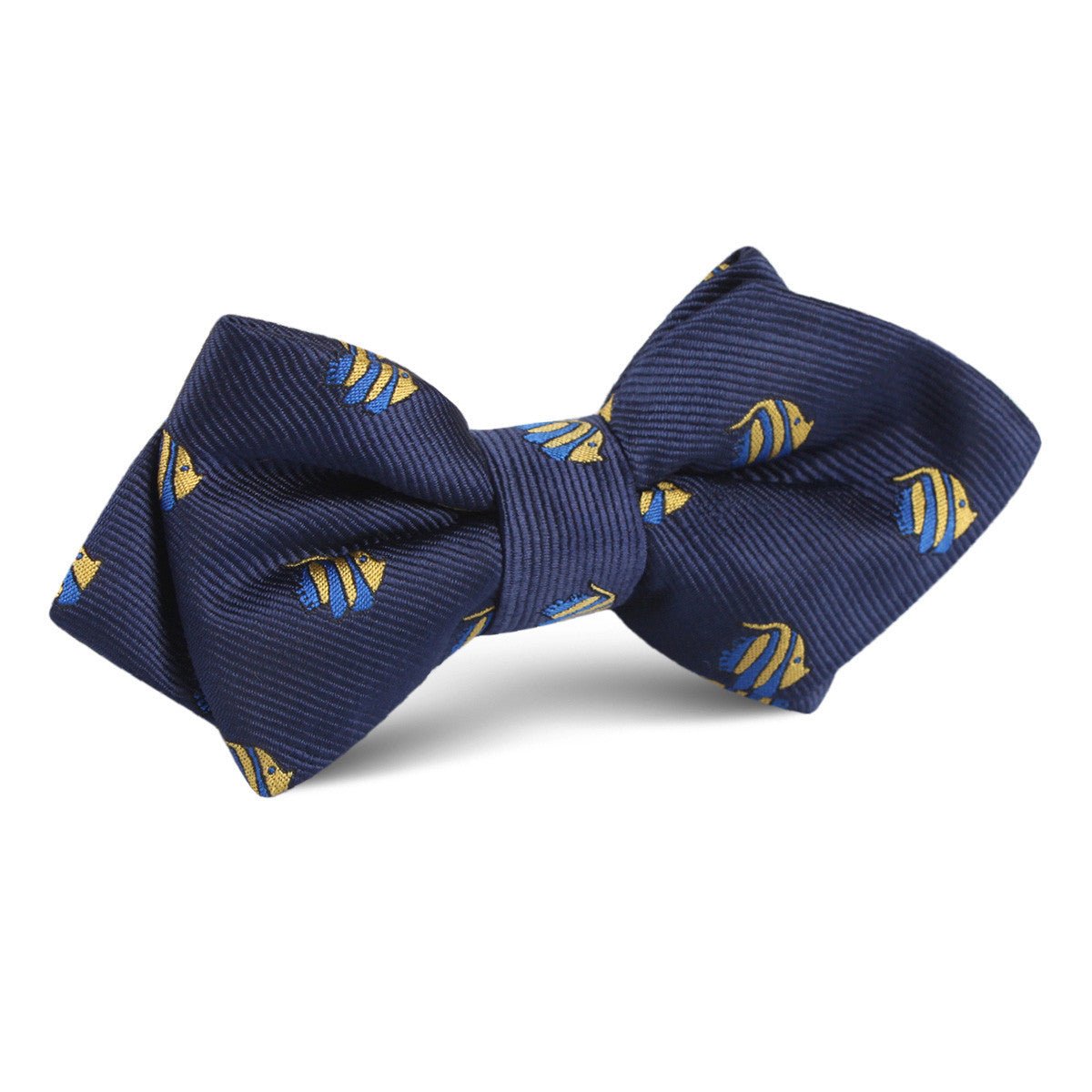 Tropical Fijian Fish Diamond Bow Tie