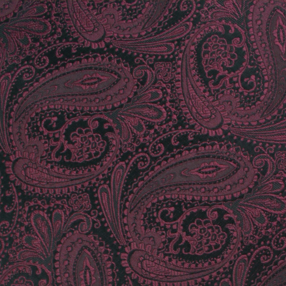 Mahogany Red Paisley Necktie