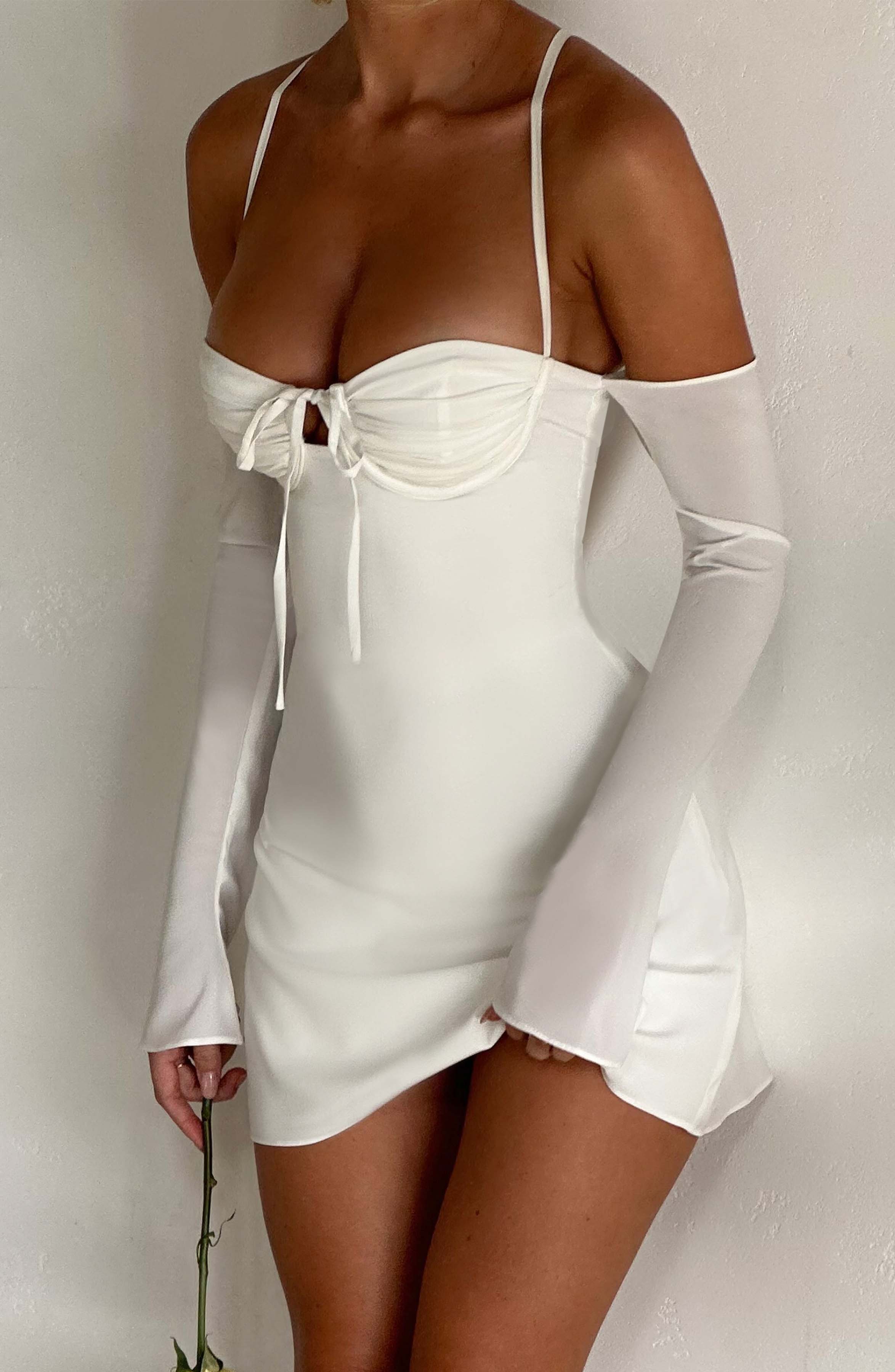 Fiona Mini Dress - Ivory