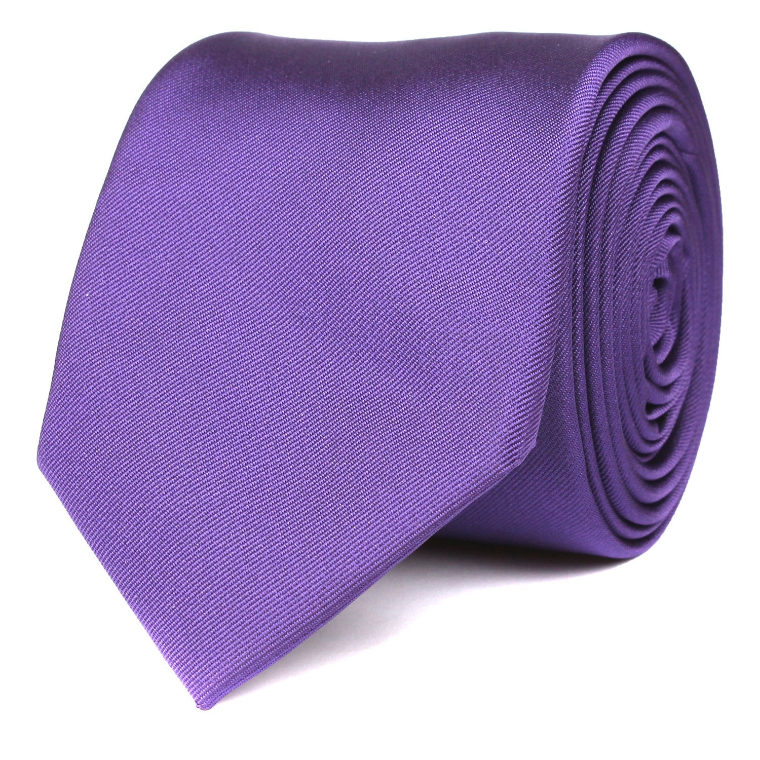 Royal Purple Skinny Tie