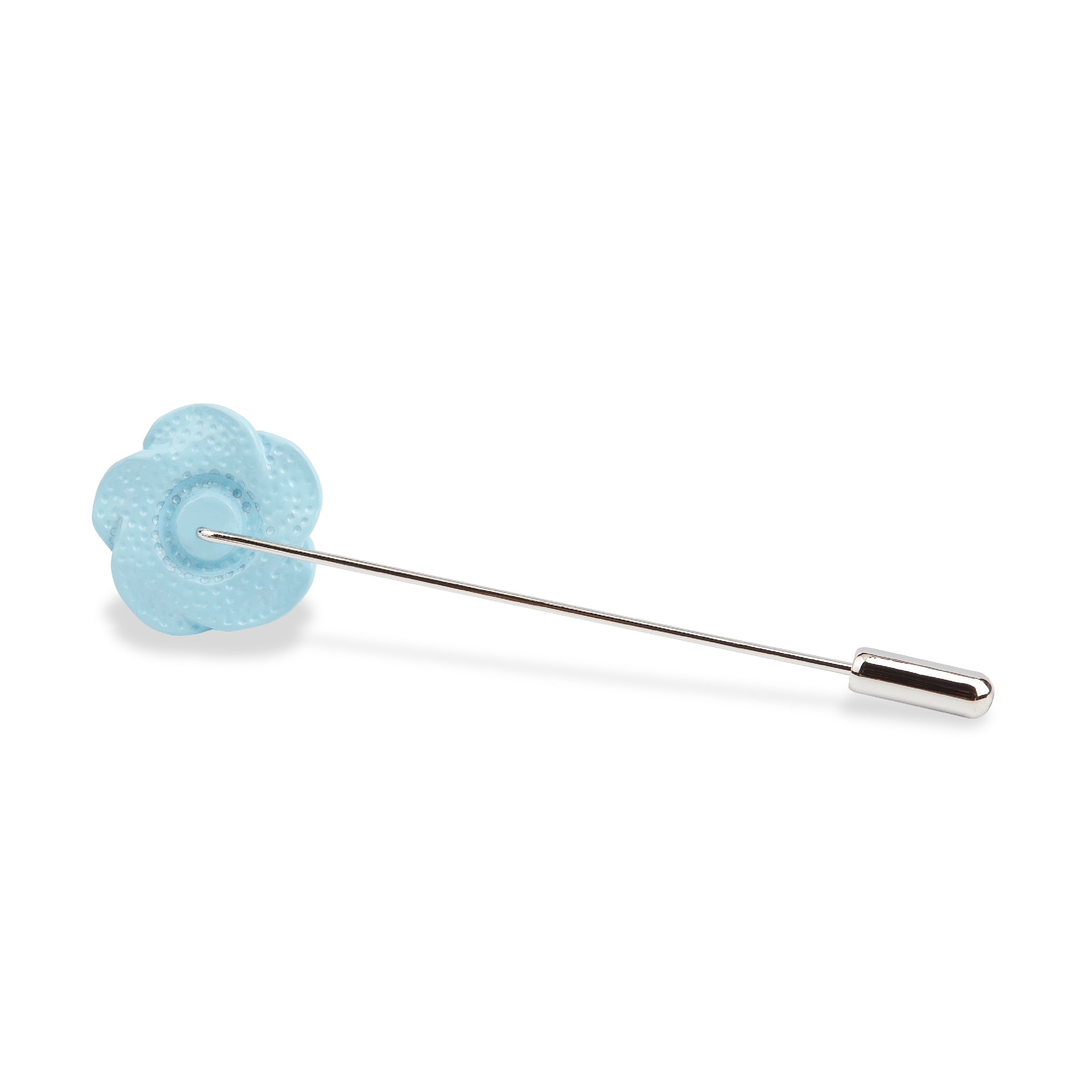 Baby Blue Rose Metal Lapel Pin