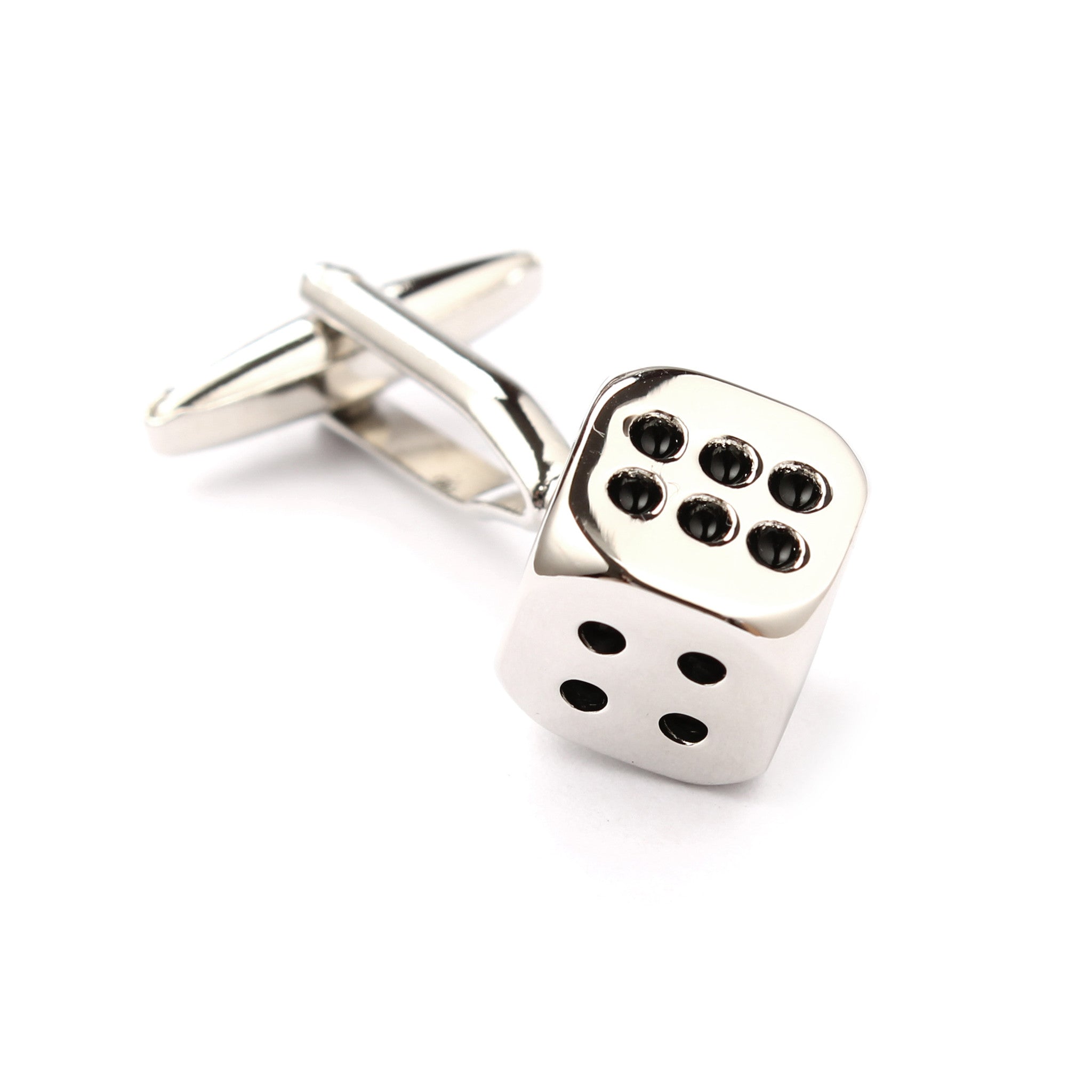 Silver Dice Cufflinks