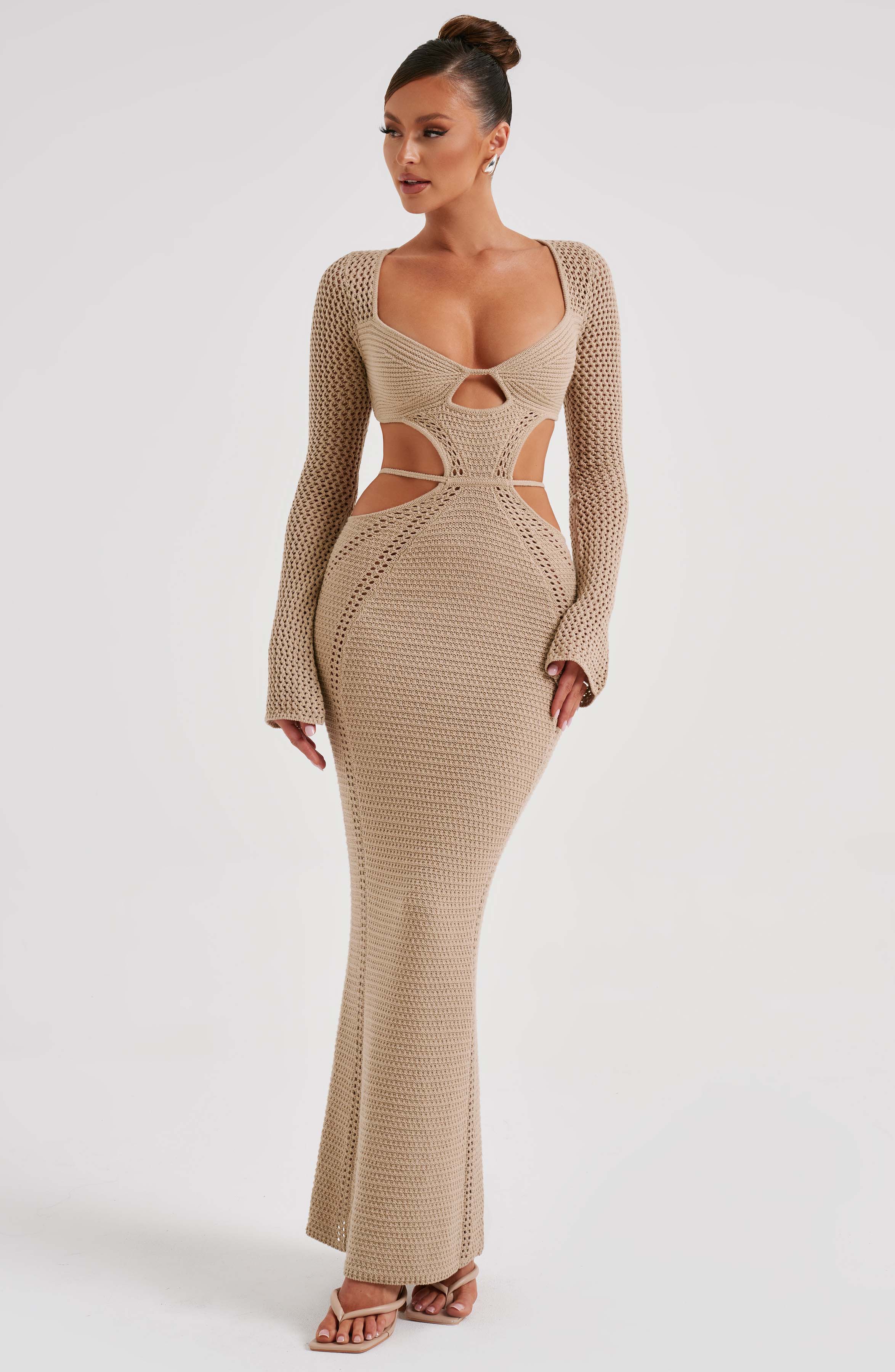 Nadine Maxi Dress - Beige