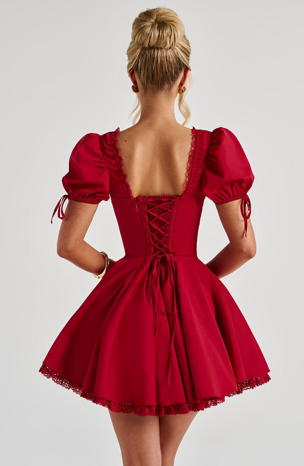 Annie Mini Dress - Red