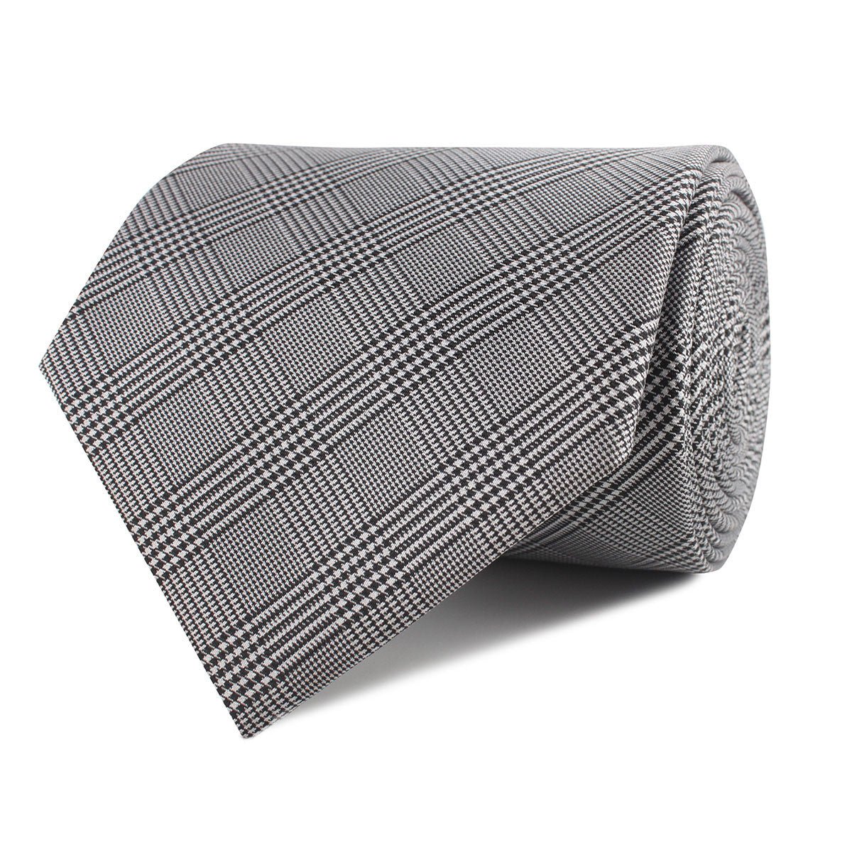 Grey Glen Plaid Necktie