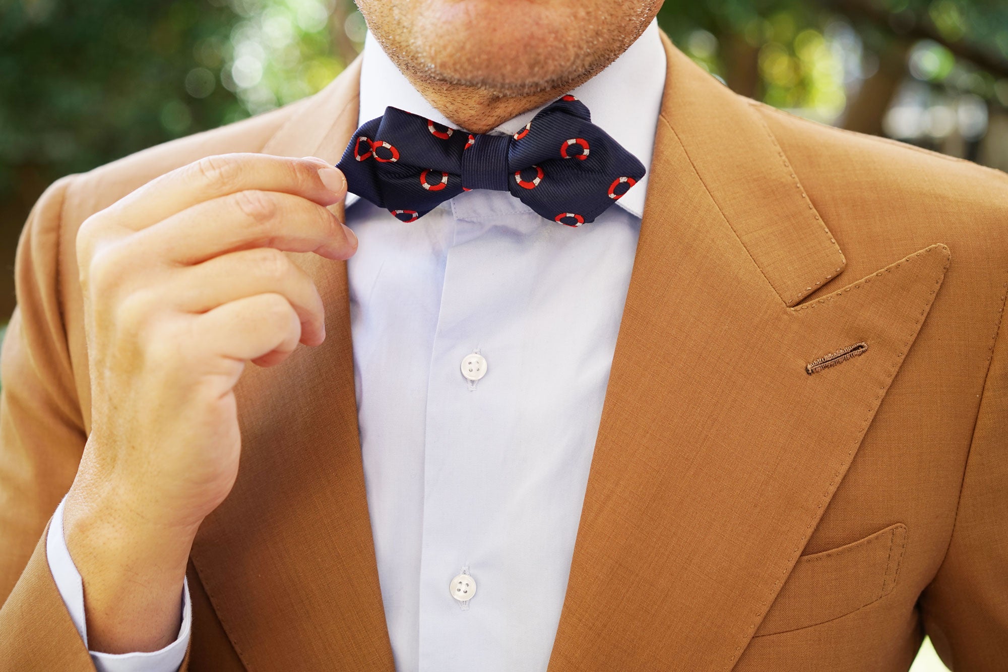 Nautical Float Diamond Bow Tie