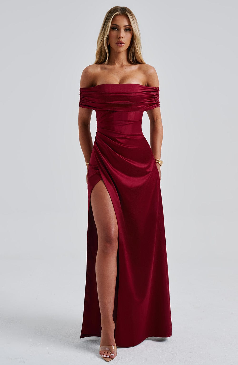 Gwendolyn Maxi Dress - Burgundy