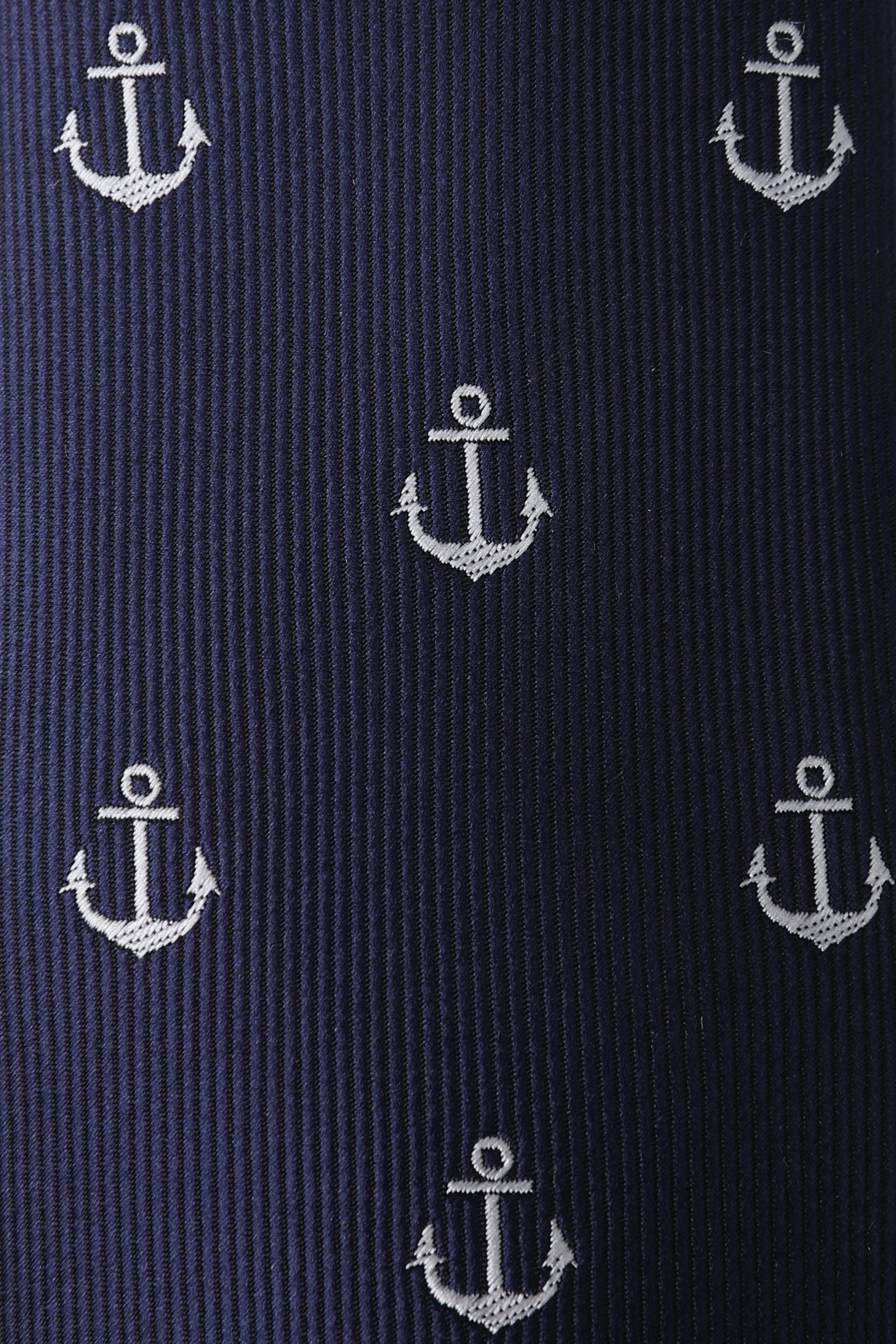 The OTAA Navy Blue Anchor Kids Necktie