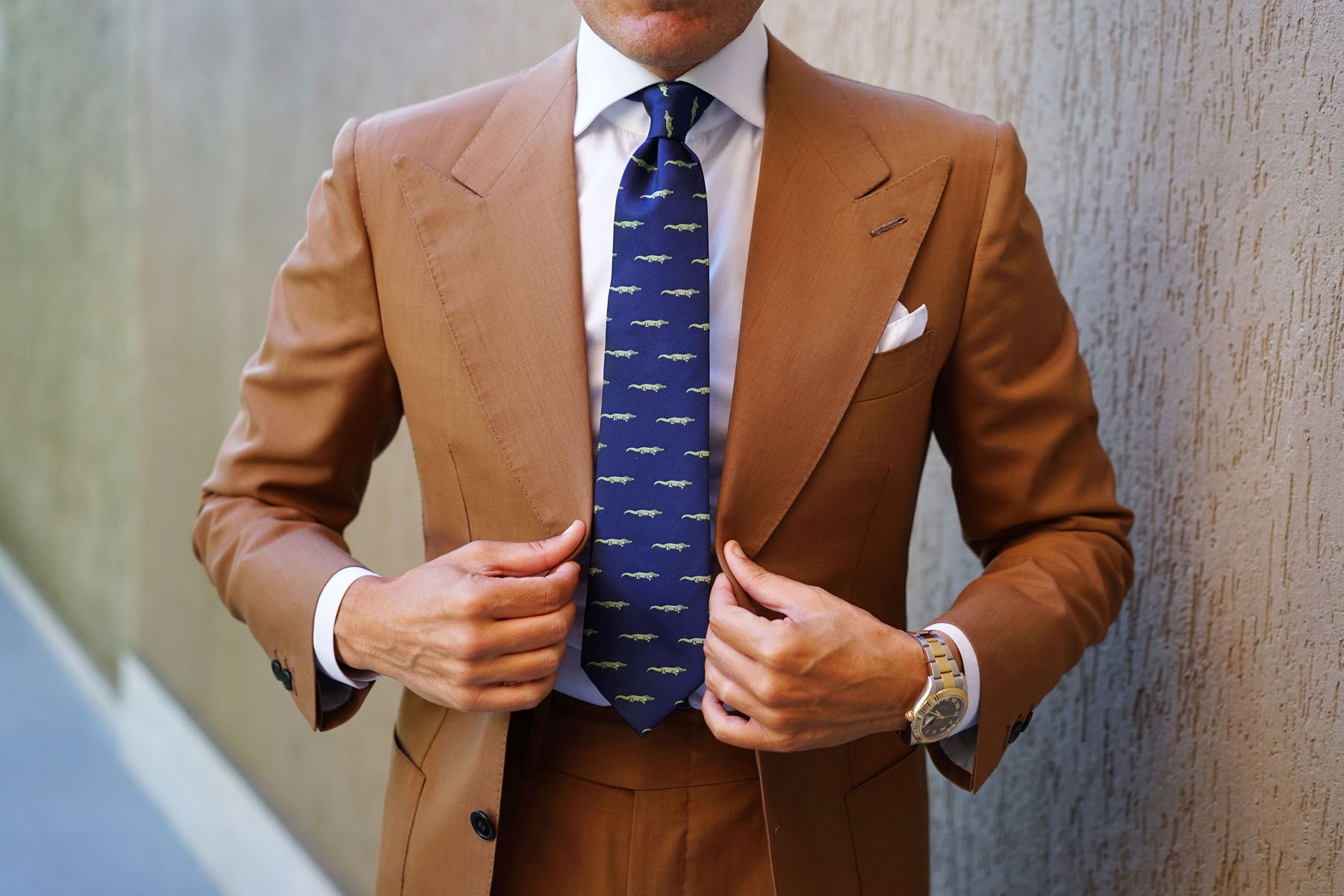 Saltwater Crocodile Tie