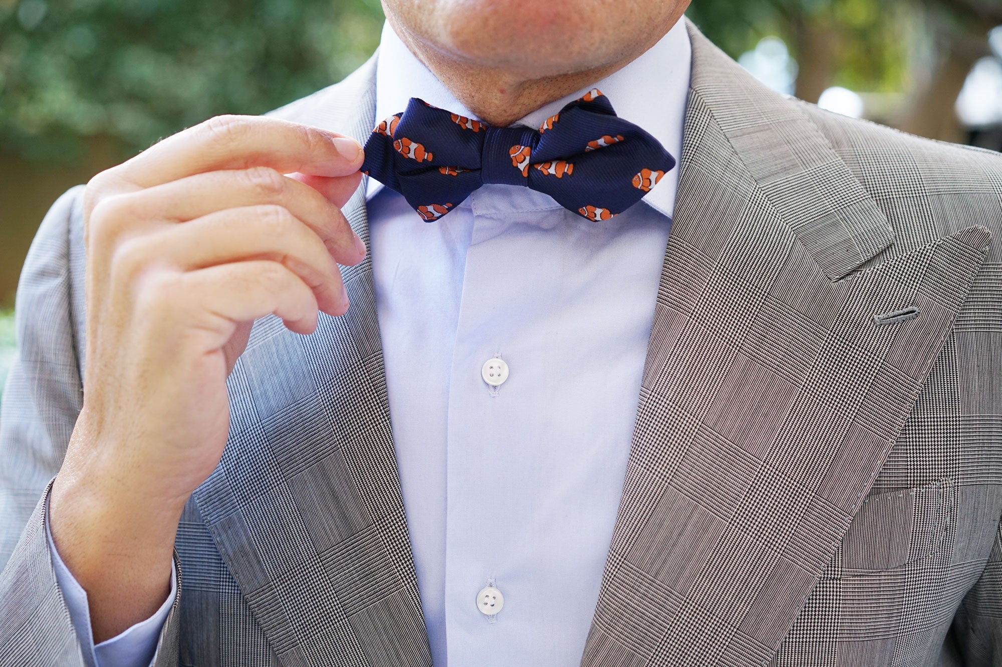 Clown Fish Diamond Bow Tie