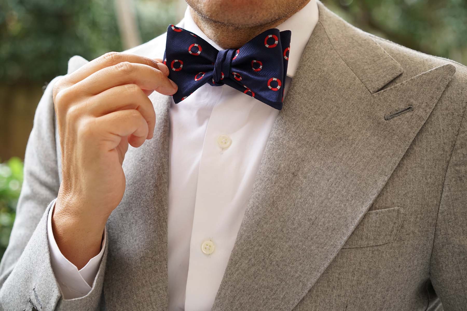 Nautical Float Self Bow Tie