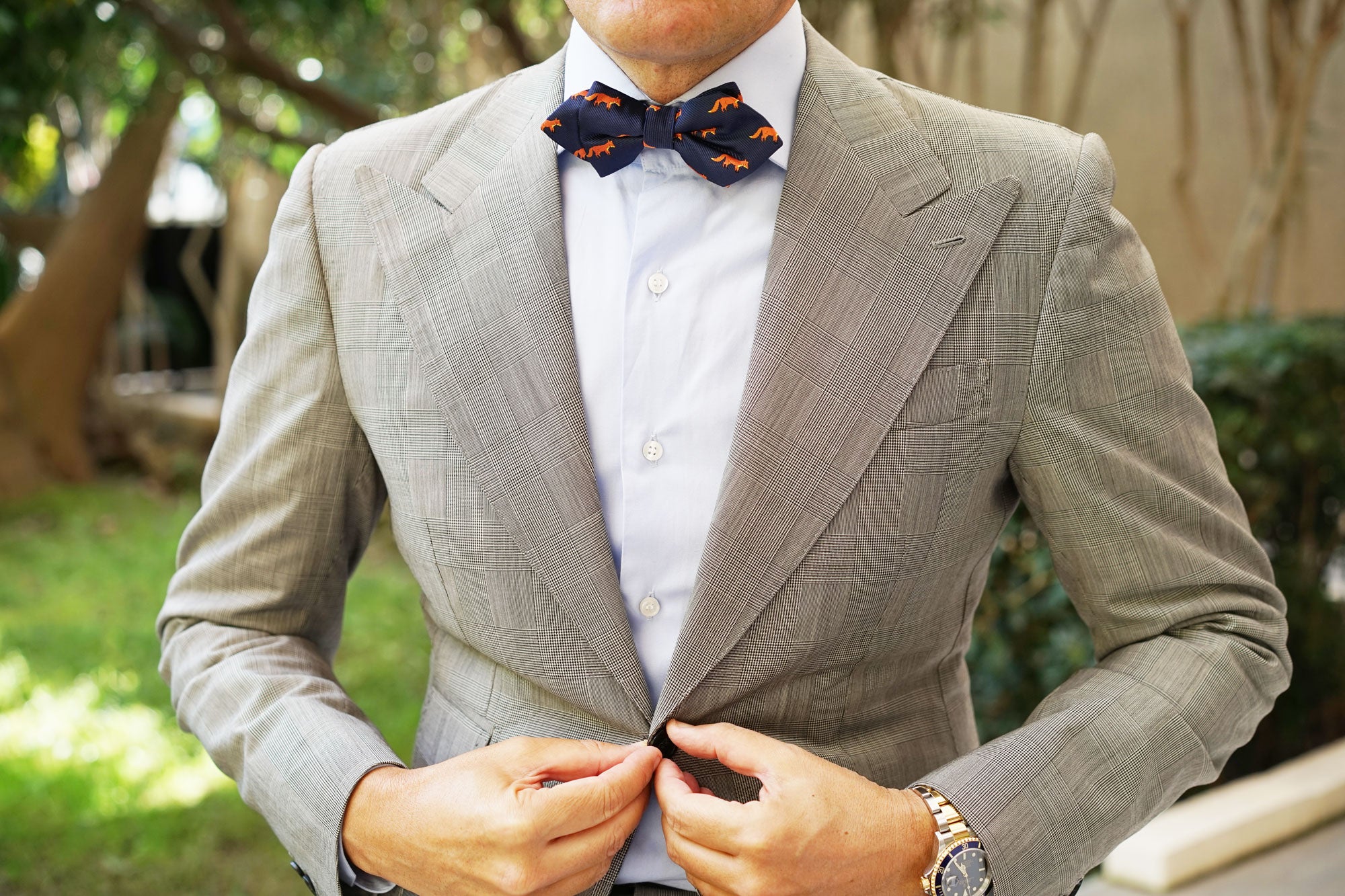 Mr Fox Diamond Bow Tie