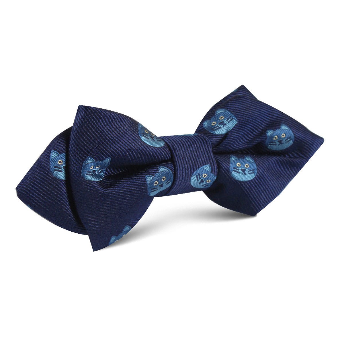 Cheshire Cat Face Diamond Bow Tie