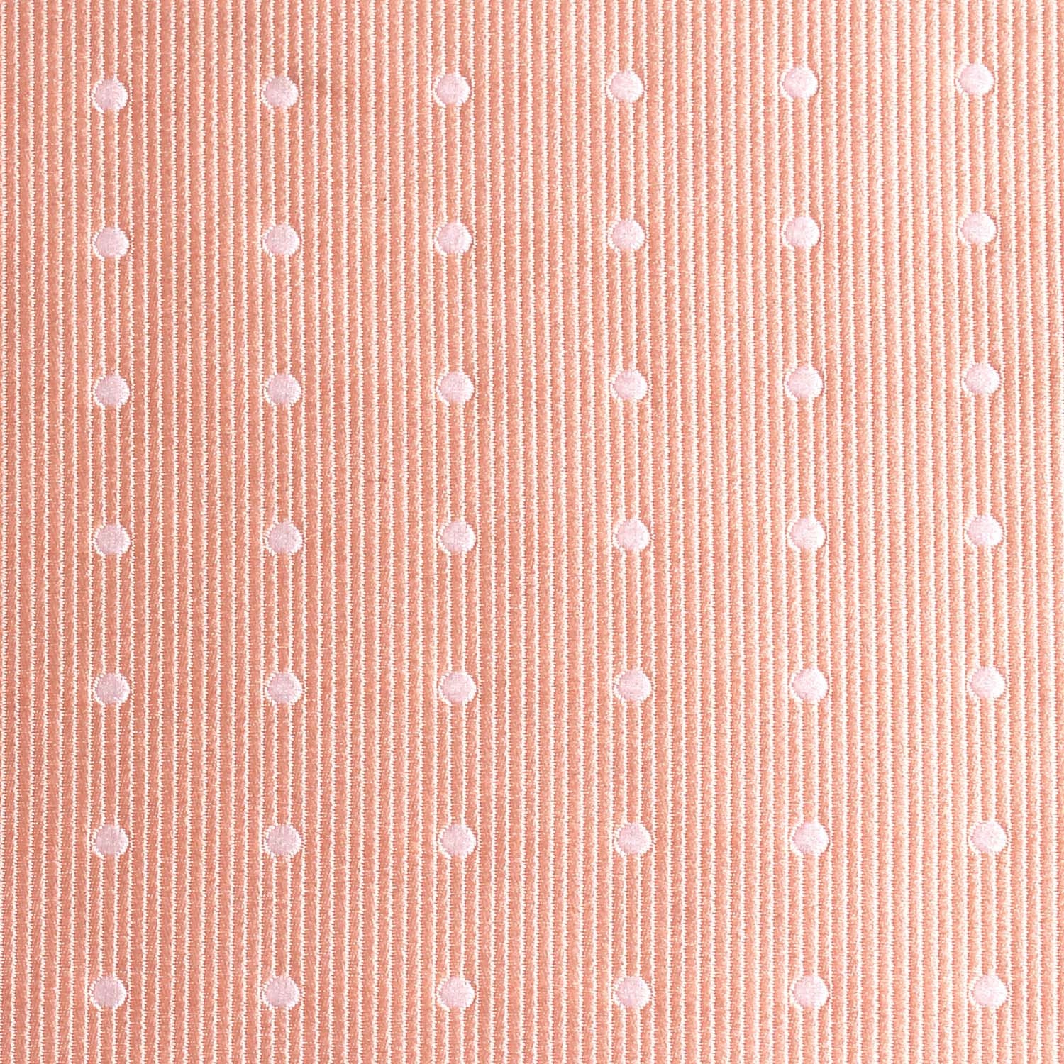 Peach with White Polka Dots Pocket Square