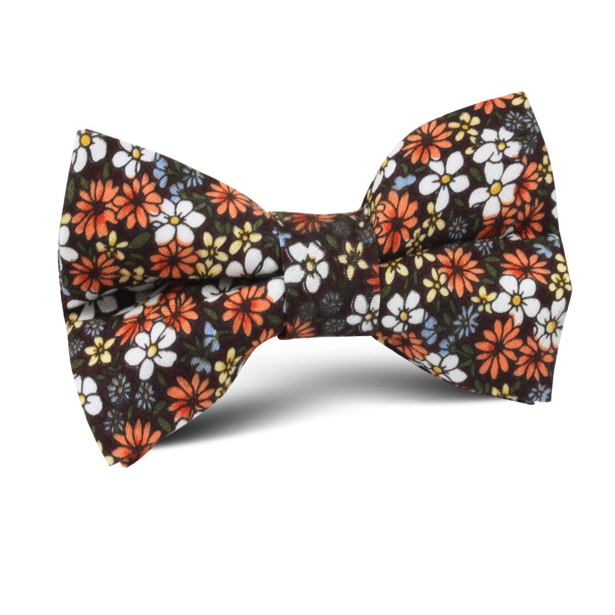 Arancia Bruciata Floral Kids Bow Tie