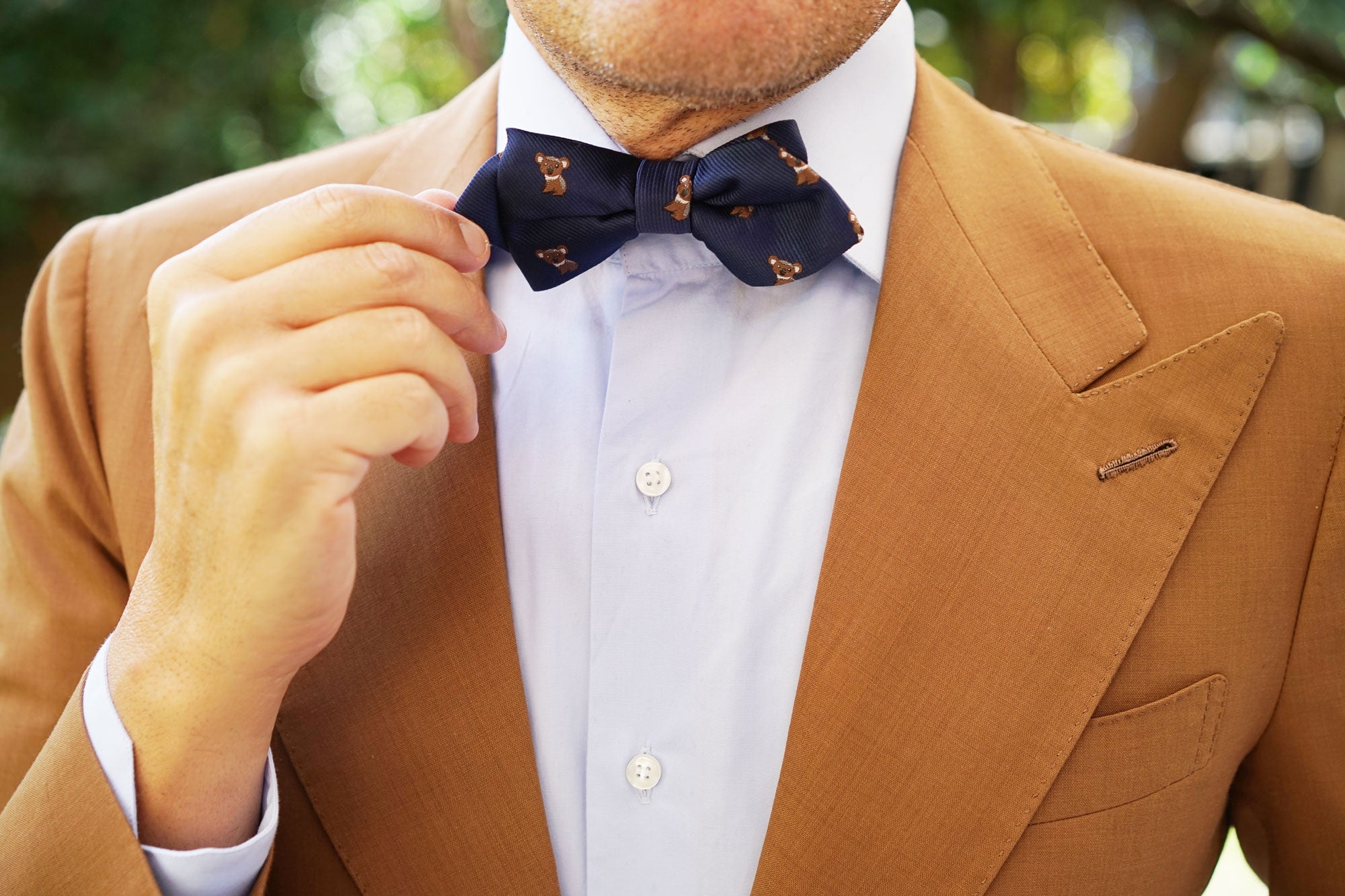 Koala Diamond Bow Tie