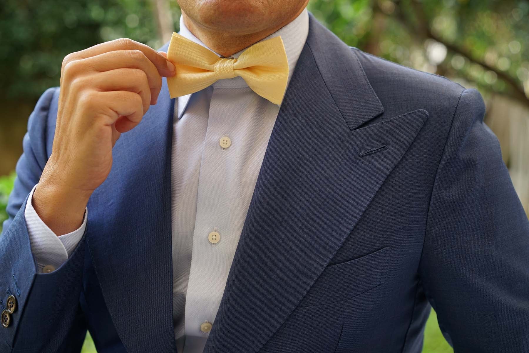 Light Yellow Bow Tie