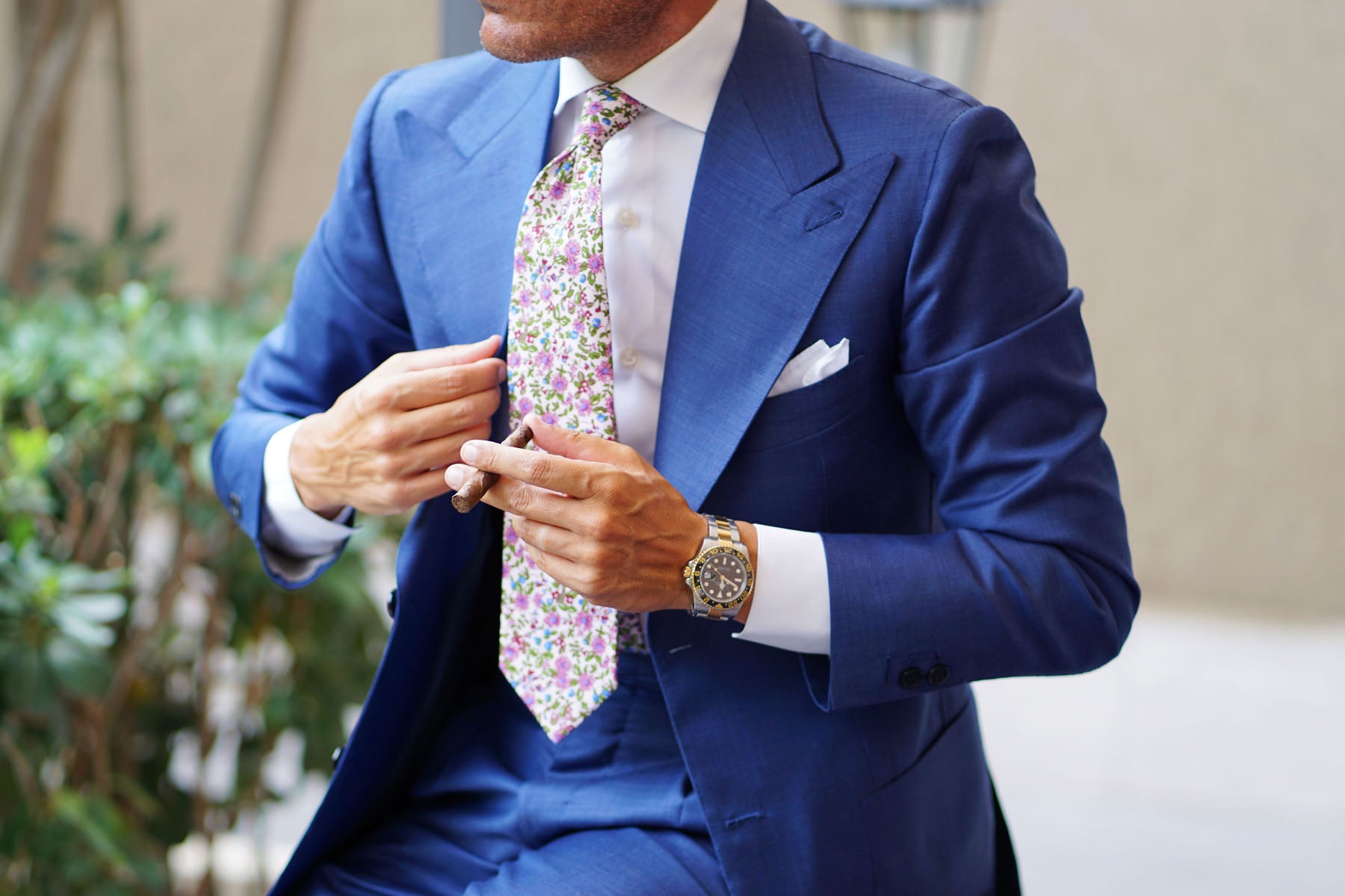 Etrangère Paradis Floral Necktie