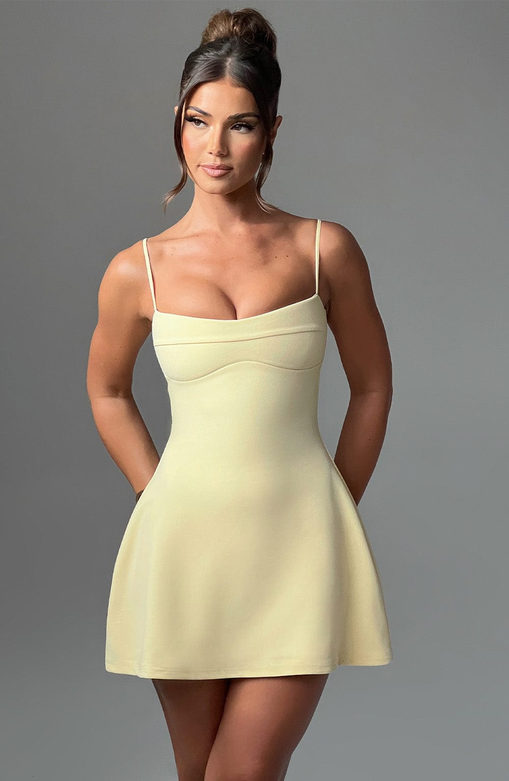 Dakota Mini Dress - Lemon