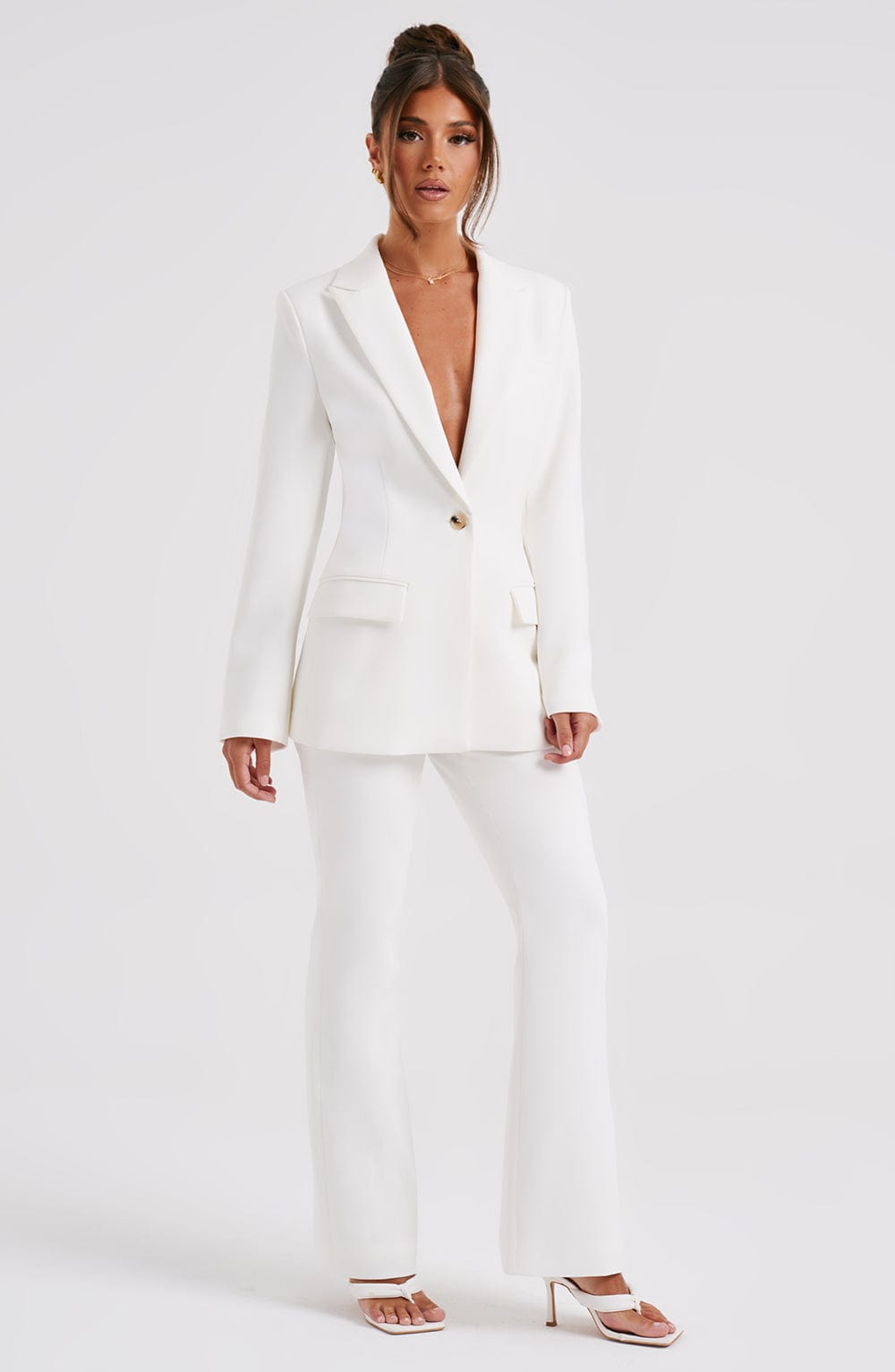 Hazel Suit Jacket - Ivory