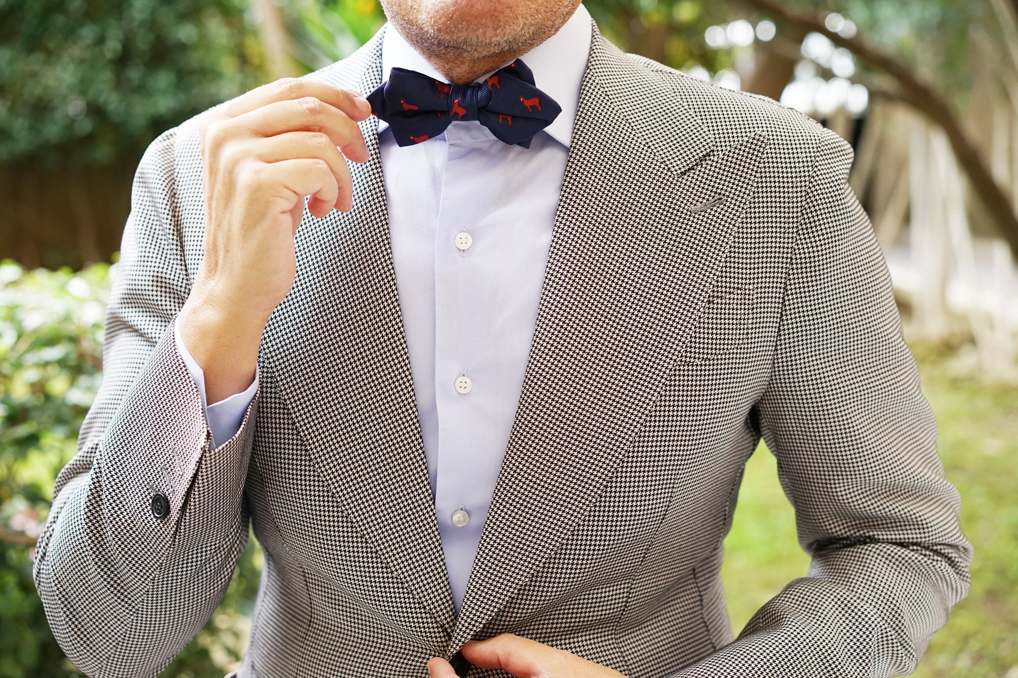 American Quarter Horse Diamond Bow Tie