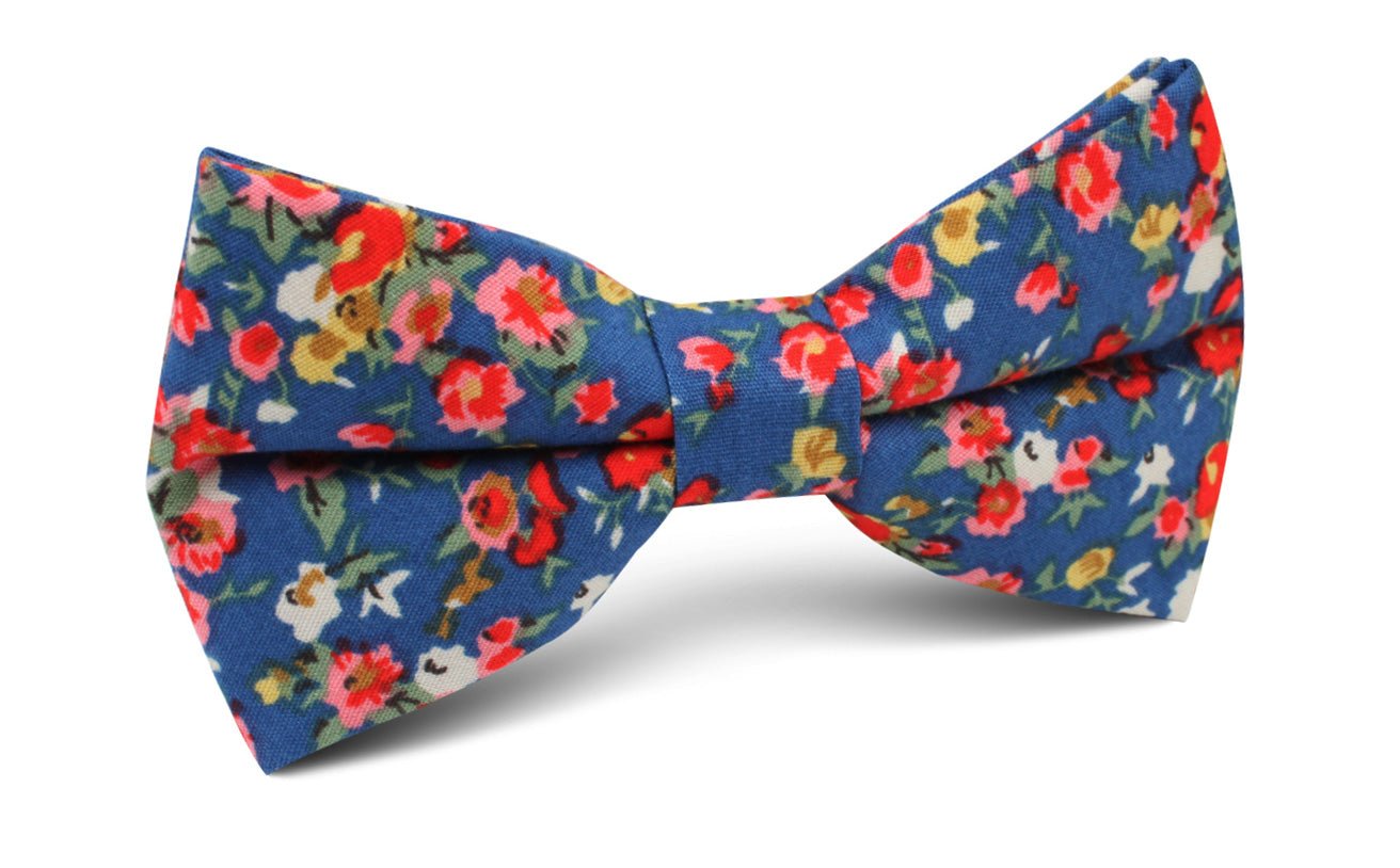 Seule Ce Soir Floral Bow Tie