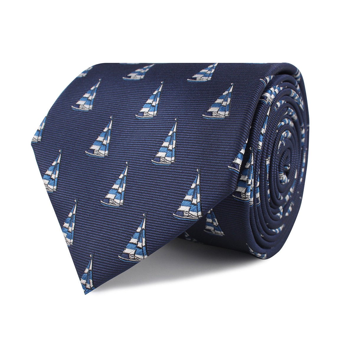 Navy Blue Sailor Boat Necktie