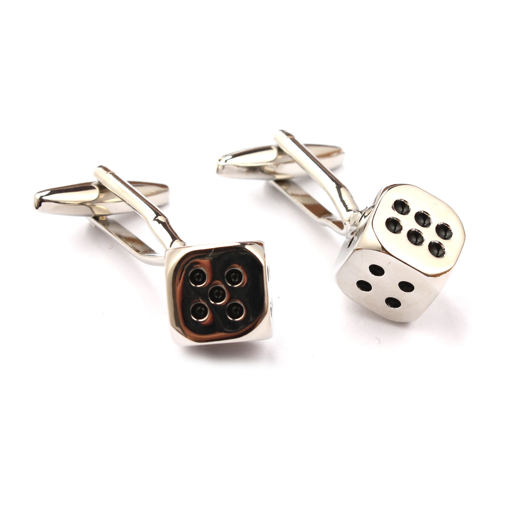 Silver Dice Cufflinks