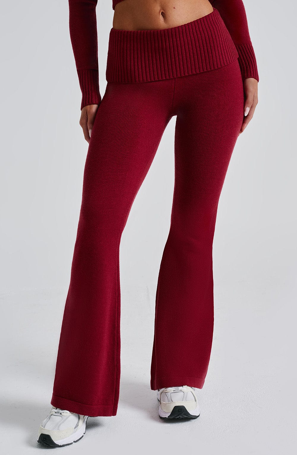 Portia Knit Pants - Red