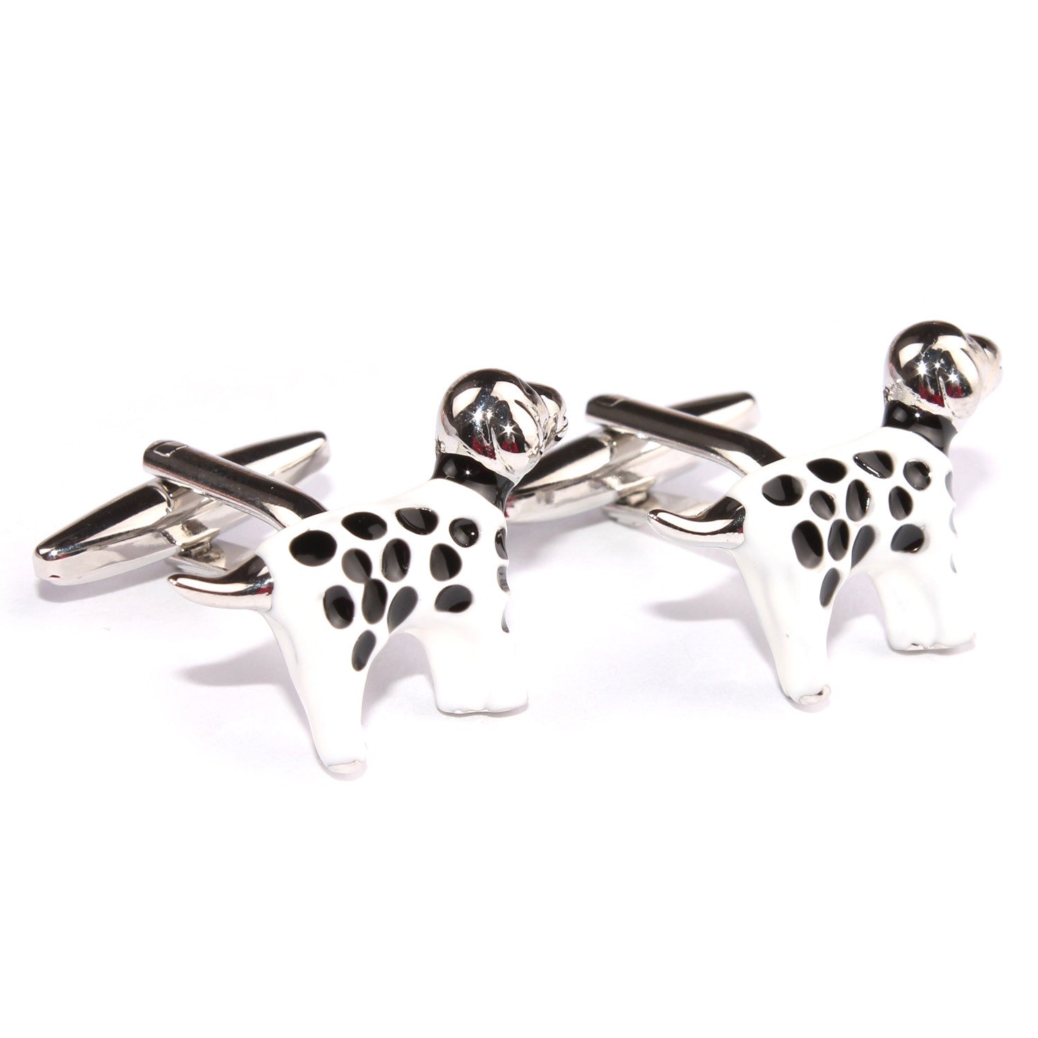 Black Spotted Dog Cufflinks