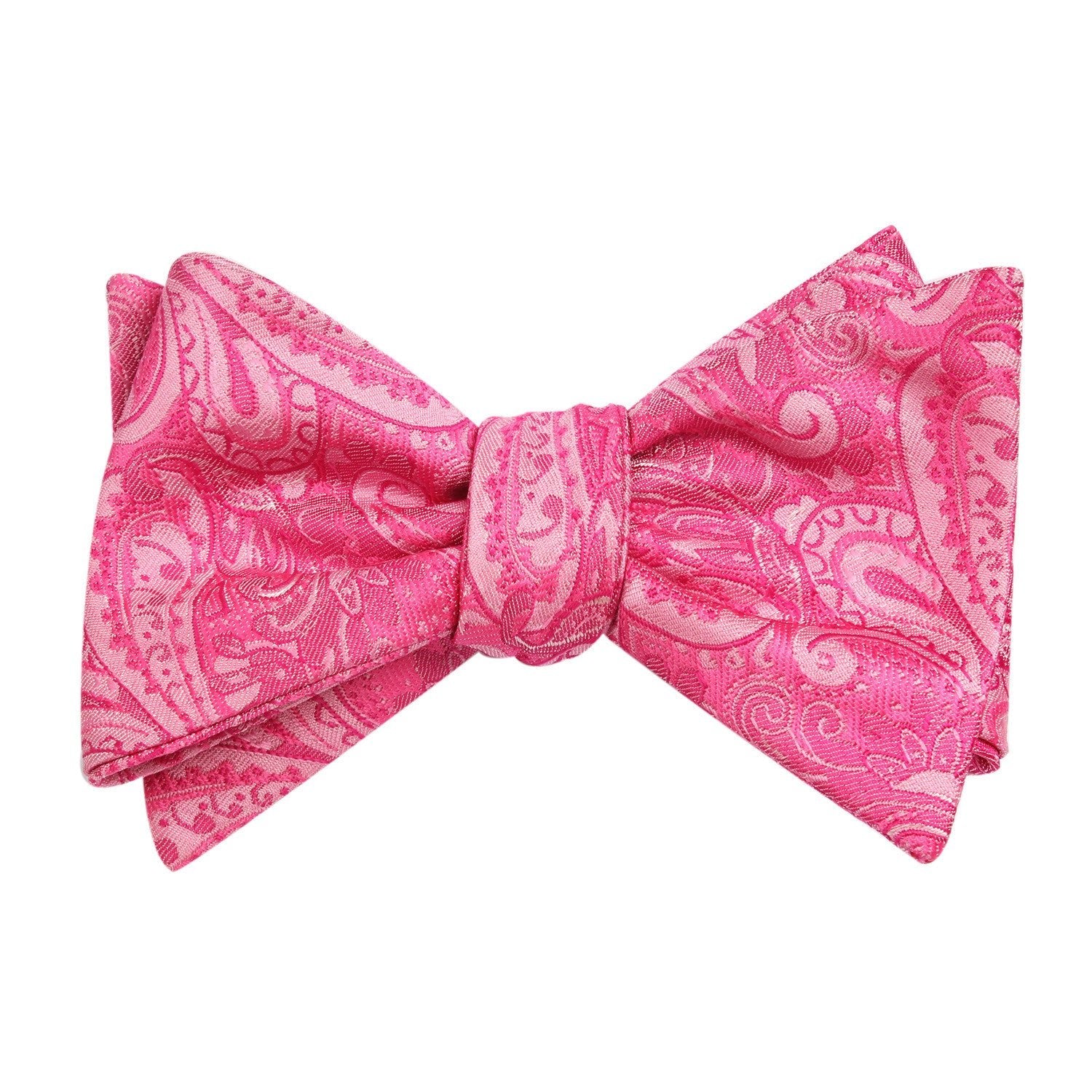 Paisley Pink - Bow Tie (Untied)