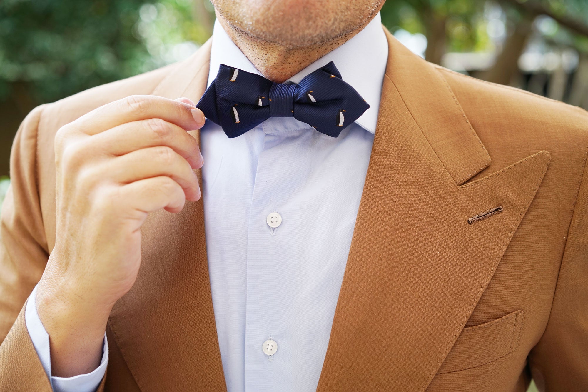 King Penguin Diamond Bow Tie