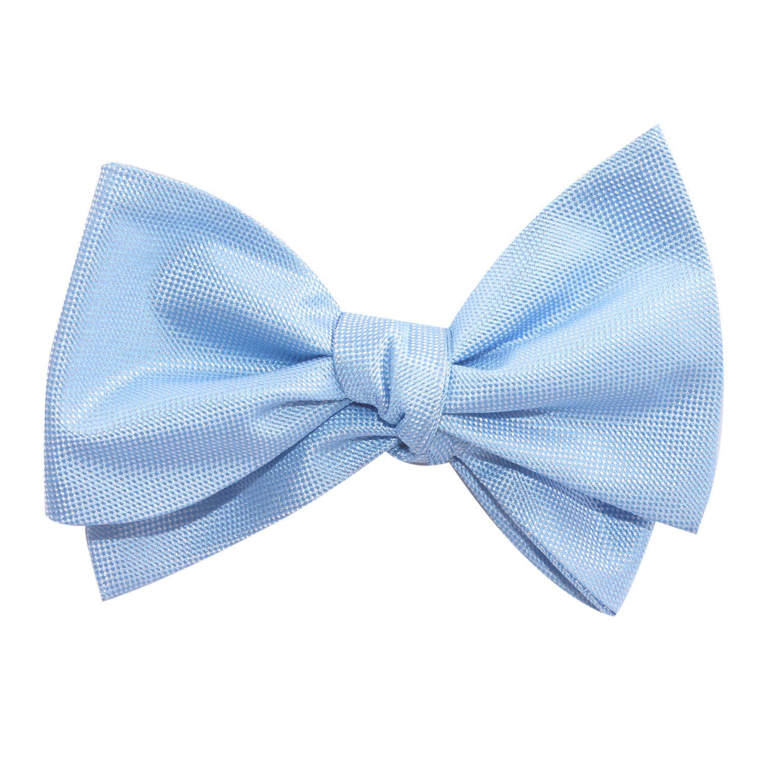 Mint Blue Self Tie Bow Tie