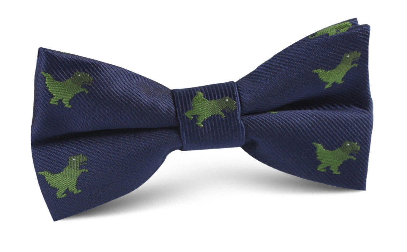 T-Rex Pixel Dinosaur Bow Tie