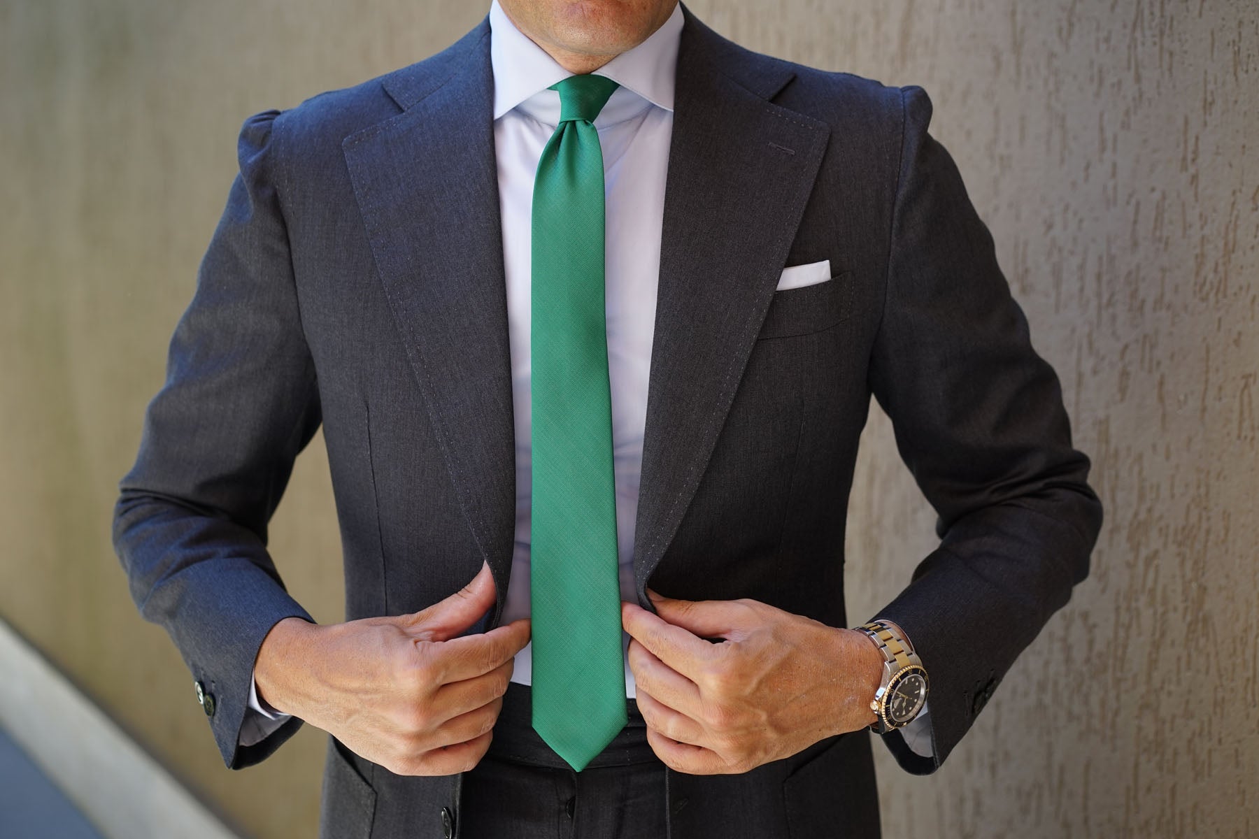 Brazilian Green Skinny Tie