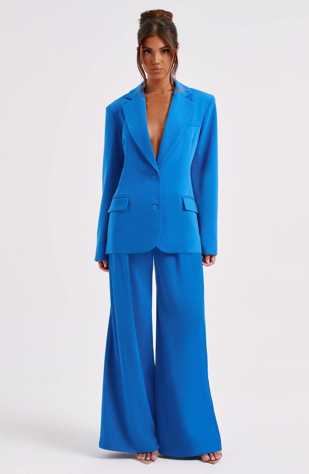 Noa Oversized Suit Jacket - Blue