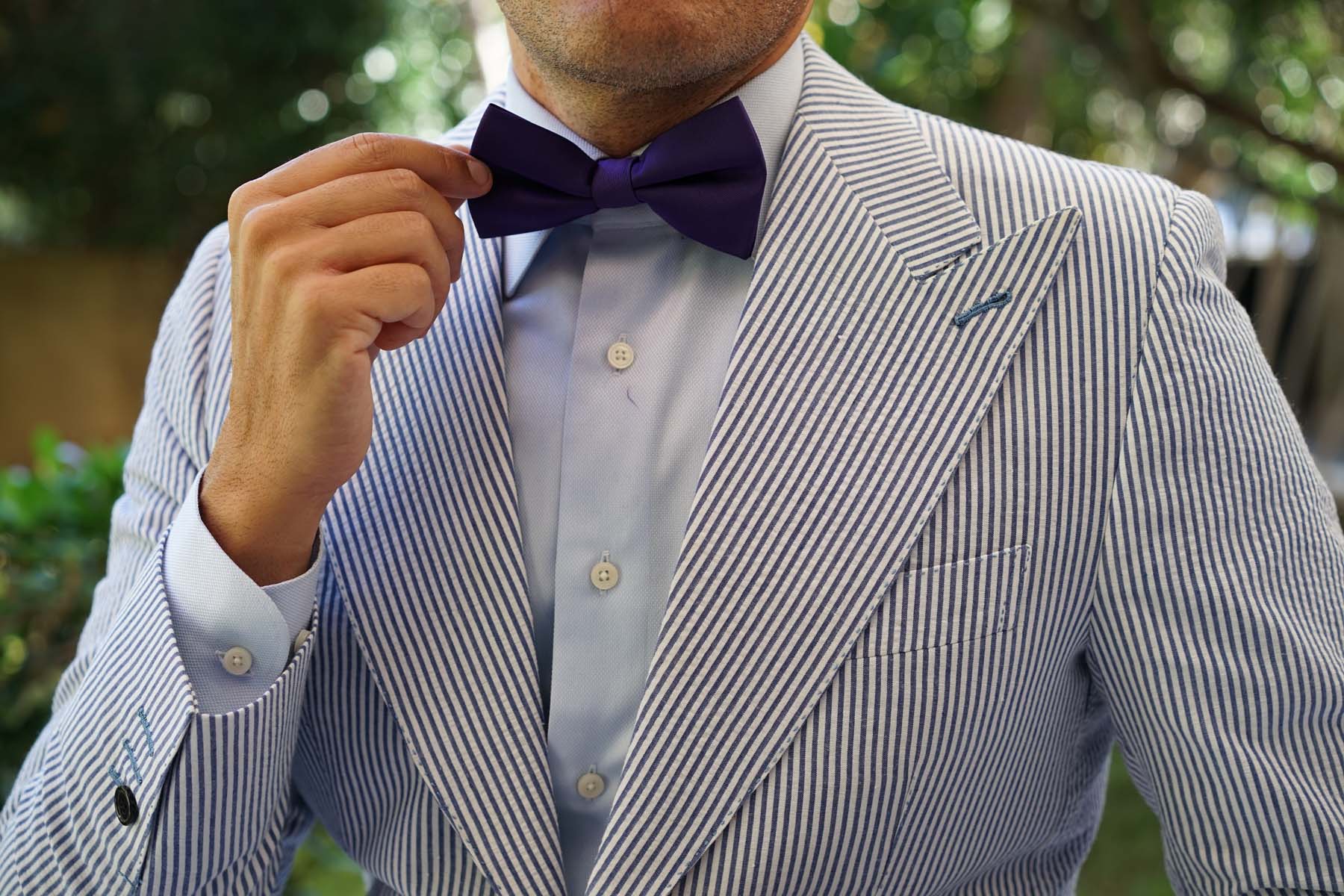 Royal Purple Bow Tie