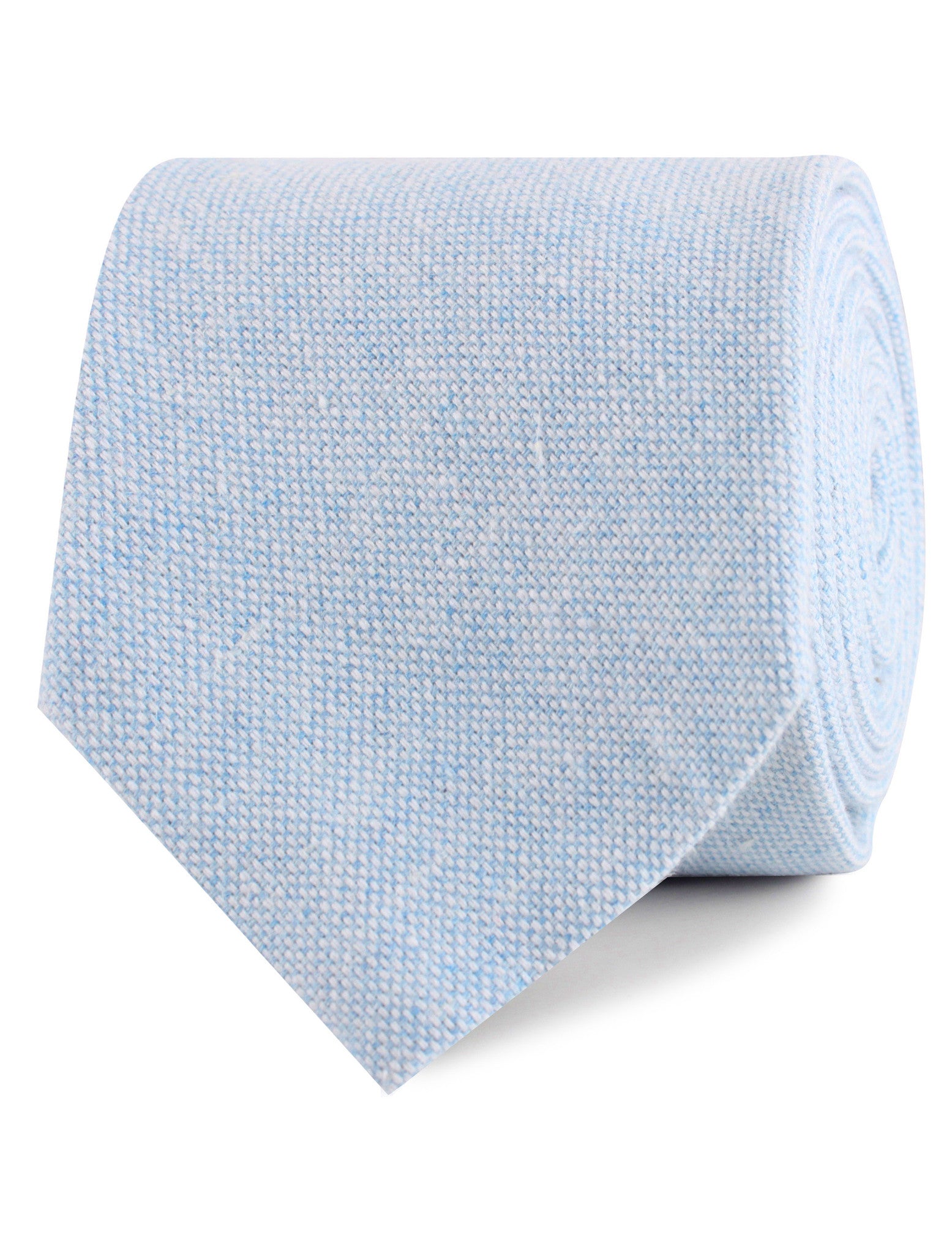 Sky Blue Donegal Linen Tie